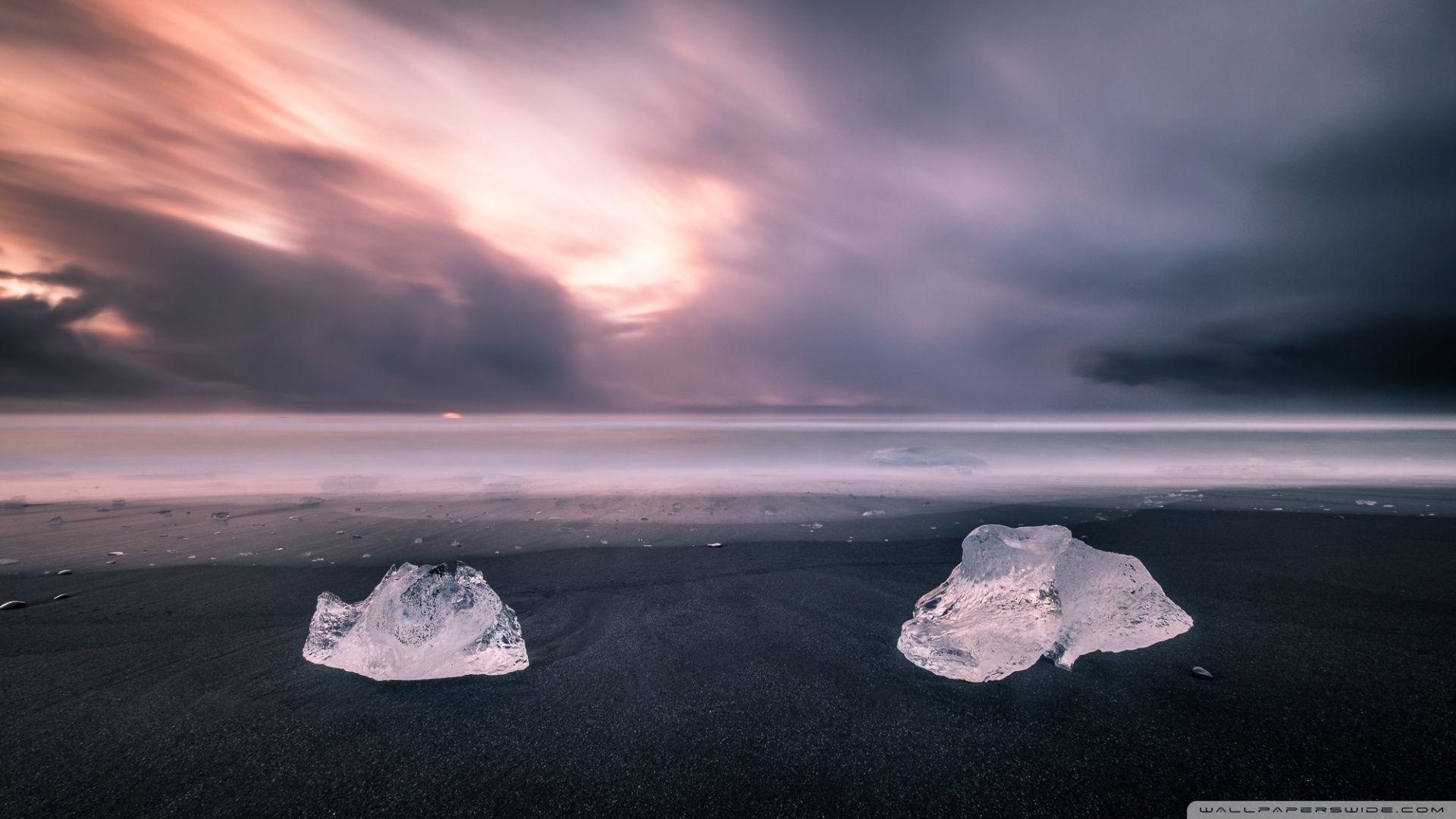 1920x1080 Diamond beach, Iceland Ultra HD Desktop Background Wallpaper for 4K UHD TV : Widescreen & UltraWide Desktop & Laptop : Tablet