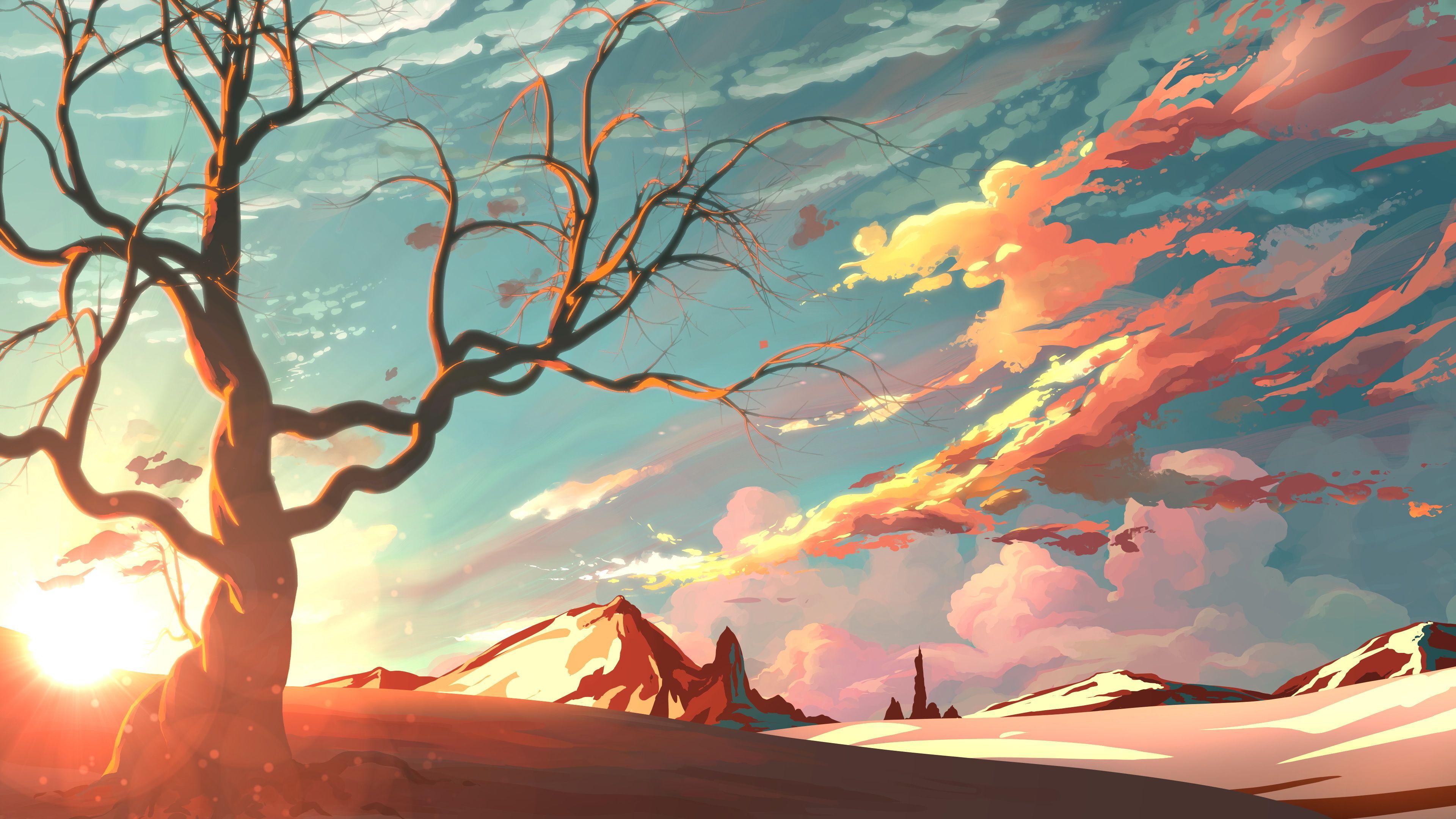 40 Gambar Wallpaper Hd Anime Landscape terbaru 2020