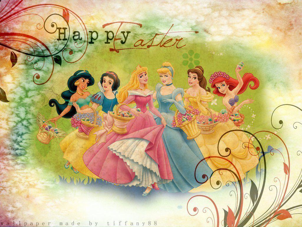 1024x768 Princess Easter Wallpaper