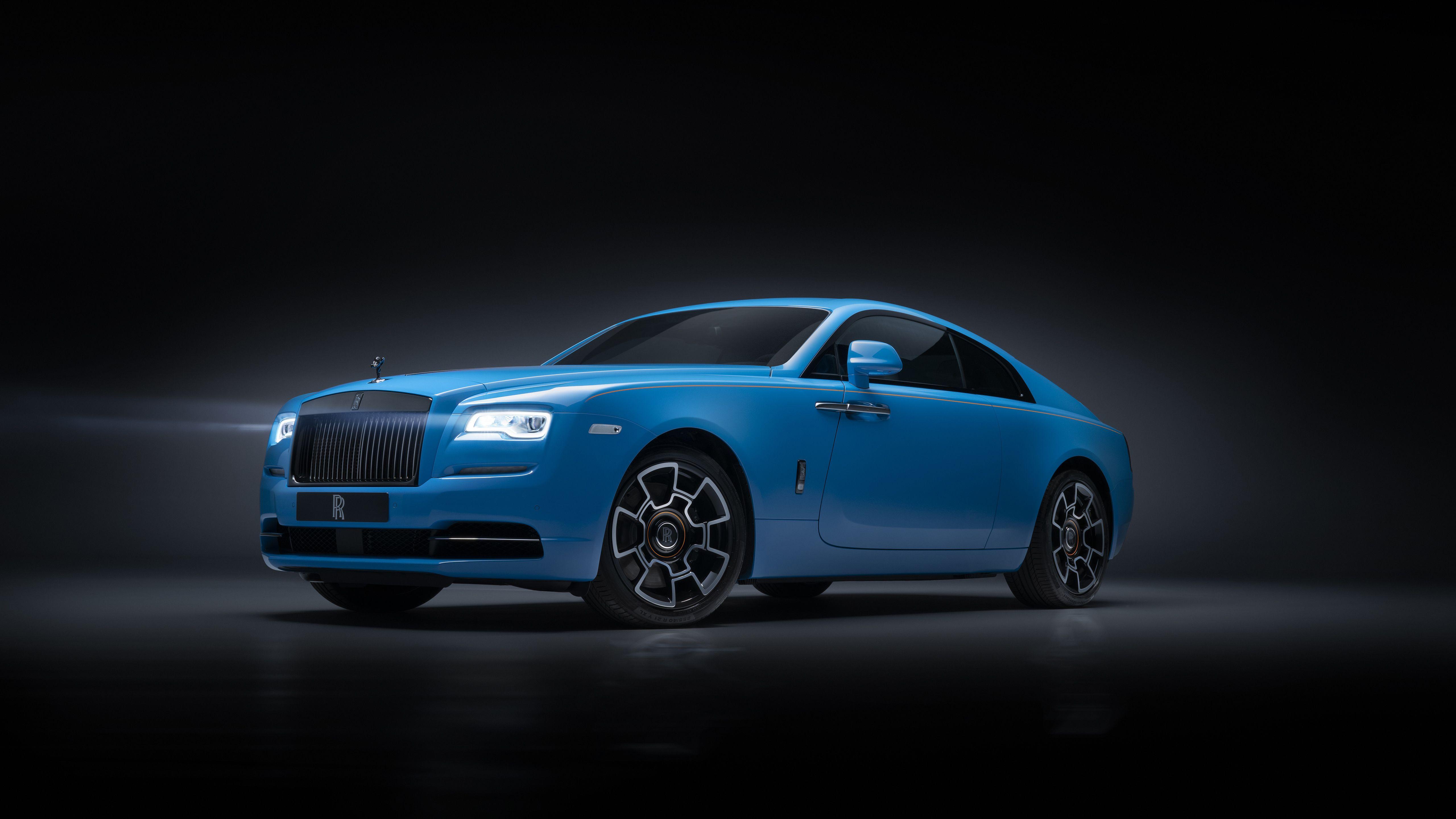 5120x2880 Rolls Royce Wraith Black Badge 2019 5K Wallpaper. HD Car