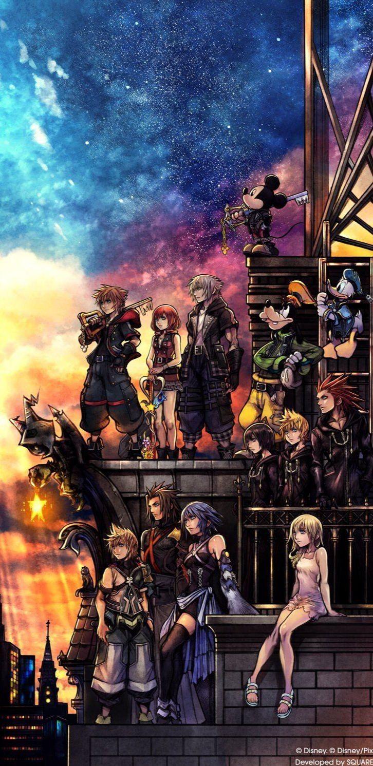 Kingdom Hearts Mobile Wallpapers Top Free Kingdom Hearts Mobile Backgrounds Wallpaperaccess