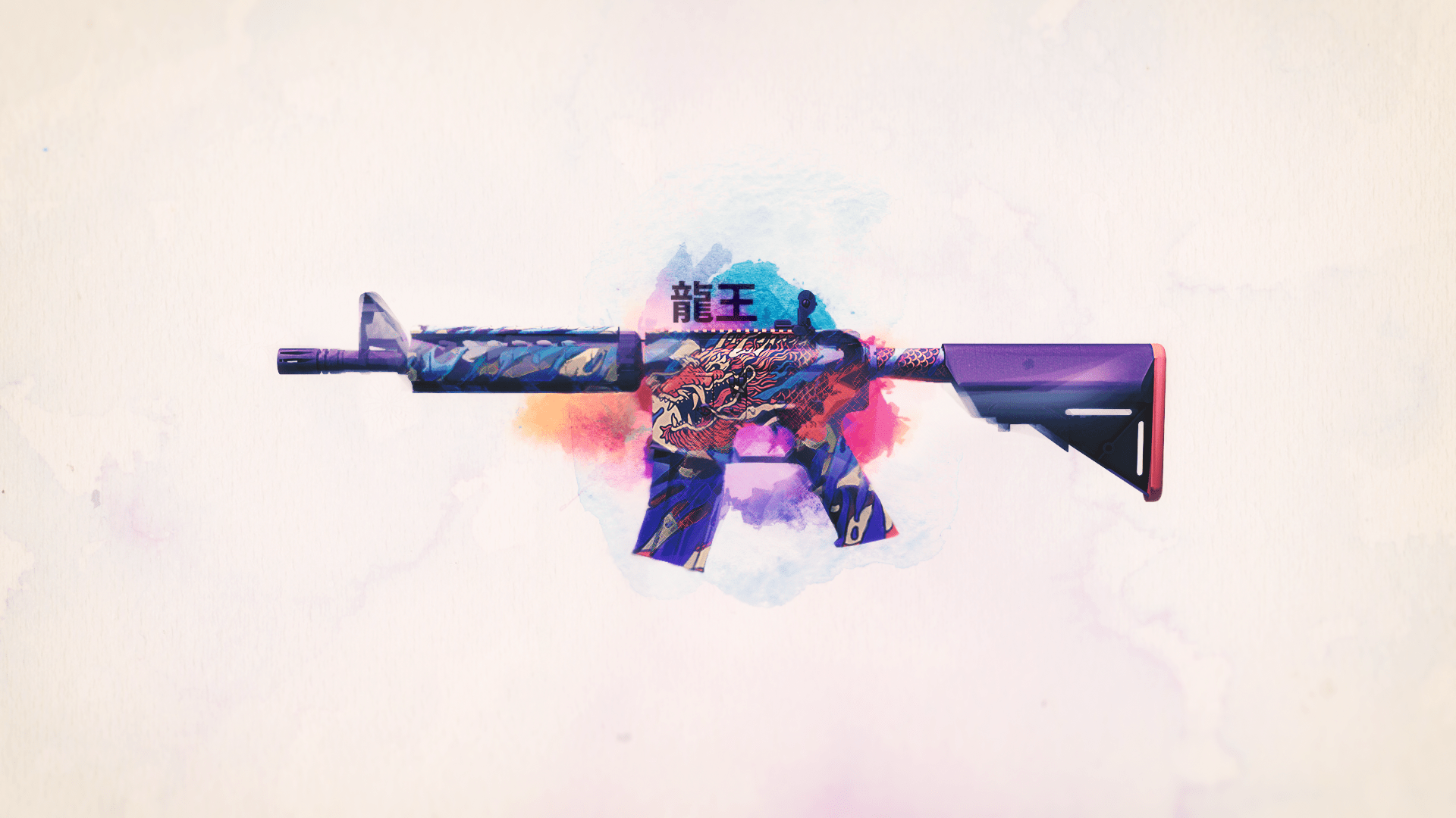 1920x1080 M4A4 龍王 (Dragon King) HD Wallpaper