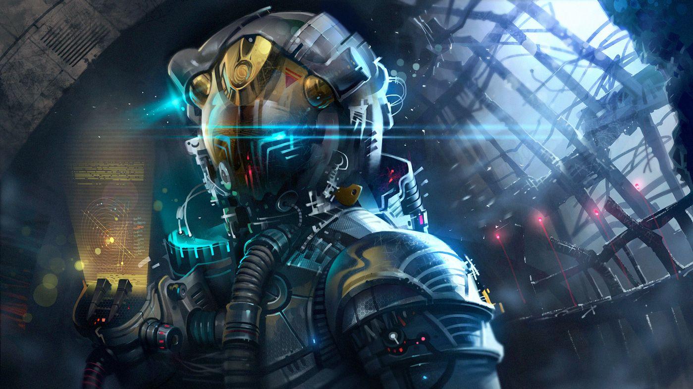 1399x785 Concept Art and Illustrations of Astronauts. Concept Art World