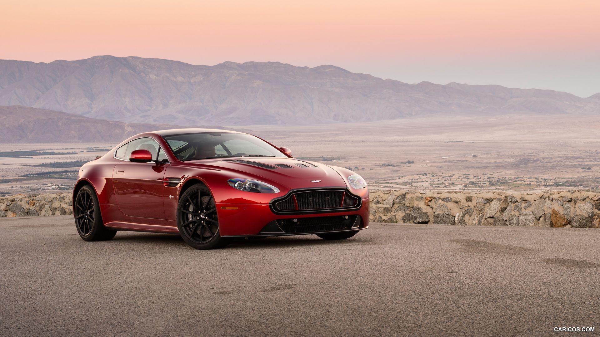 1920x1080 Free download Aston Martin V12 Vantage S 2014 Volcano Red Front HD
