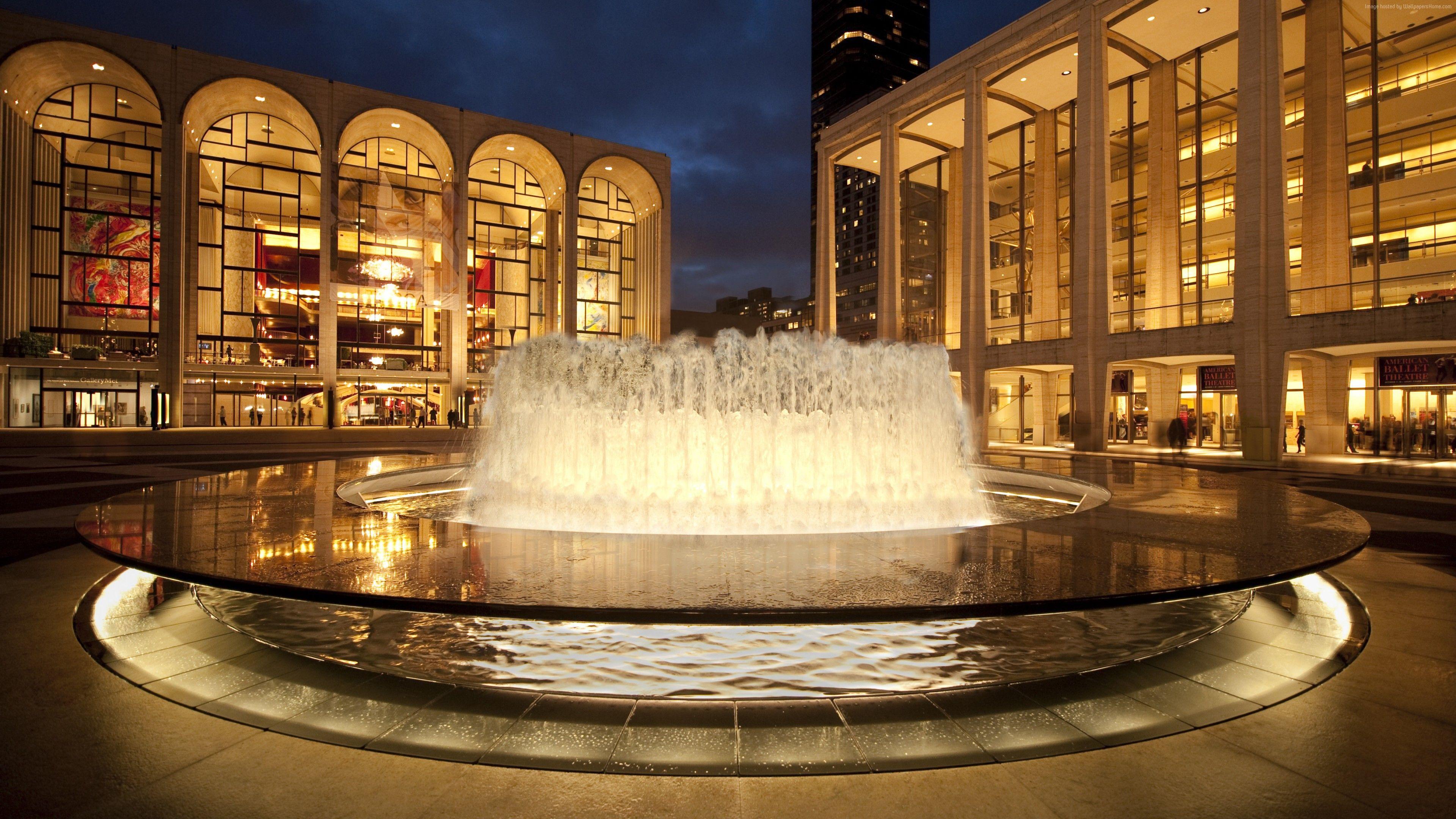 3840x2160 Wallpaper Lincoln Center for the Performing Arts, New York, NY