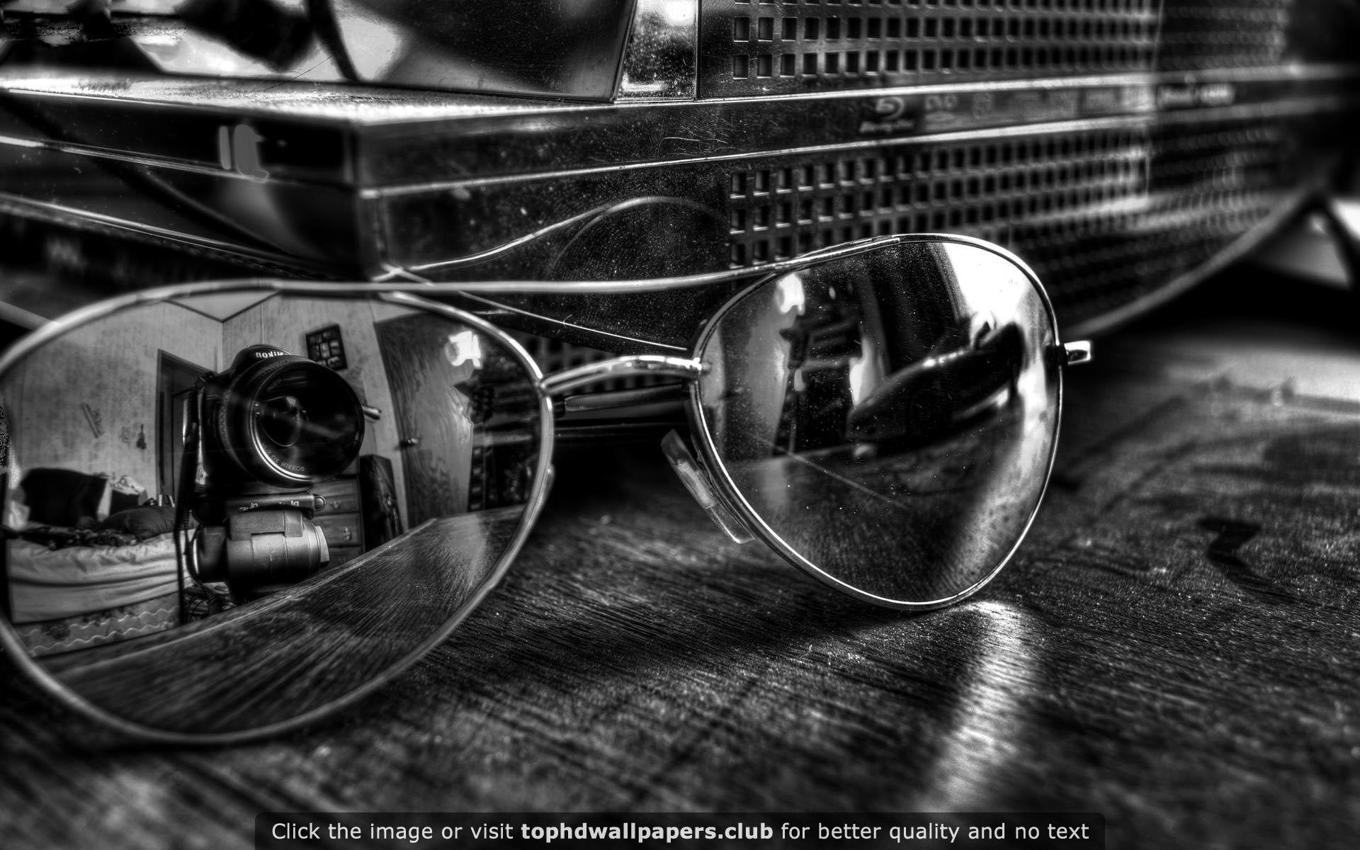 1920x1200 Sunglasses 4K wallpaper for your desktop or mobile screen free and easy to download. Desktop photography, HD cool wallpaper, Black and white photography