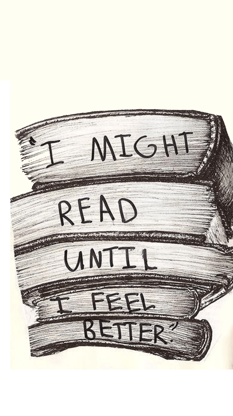 750x1334 iphone book wallpaper books Reading Read go READ a BOOK lockscreen