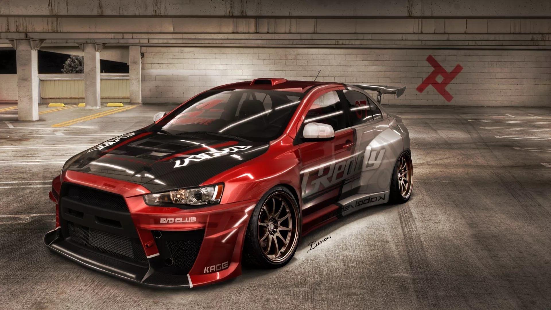 1920x1080 Mitsubishi Lancer Evo Wallpaper