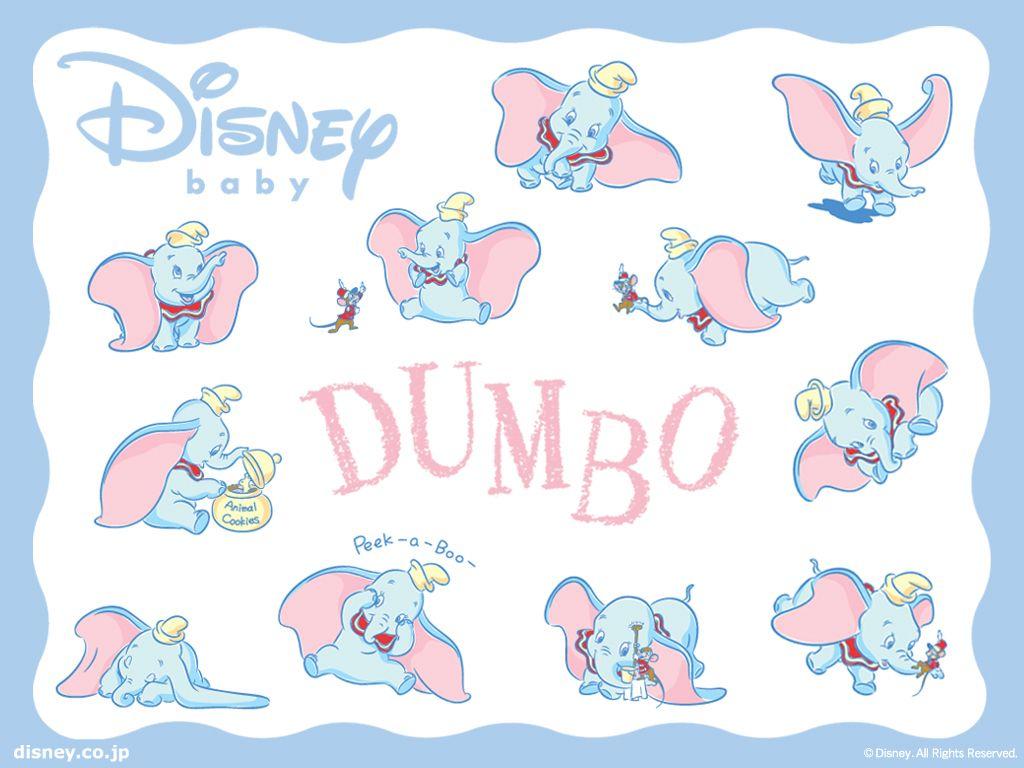 1024x768 Baby Dumbo Wallpaper