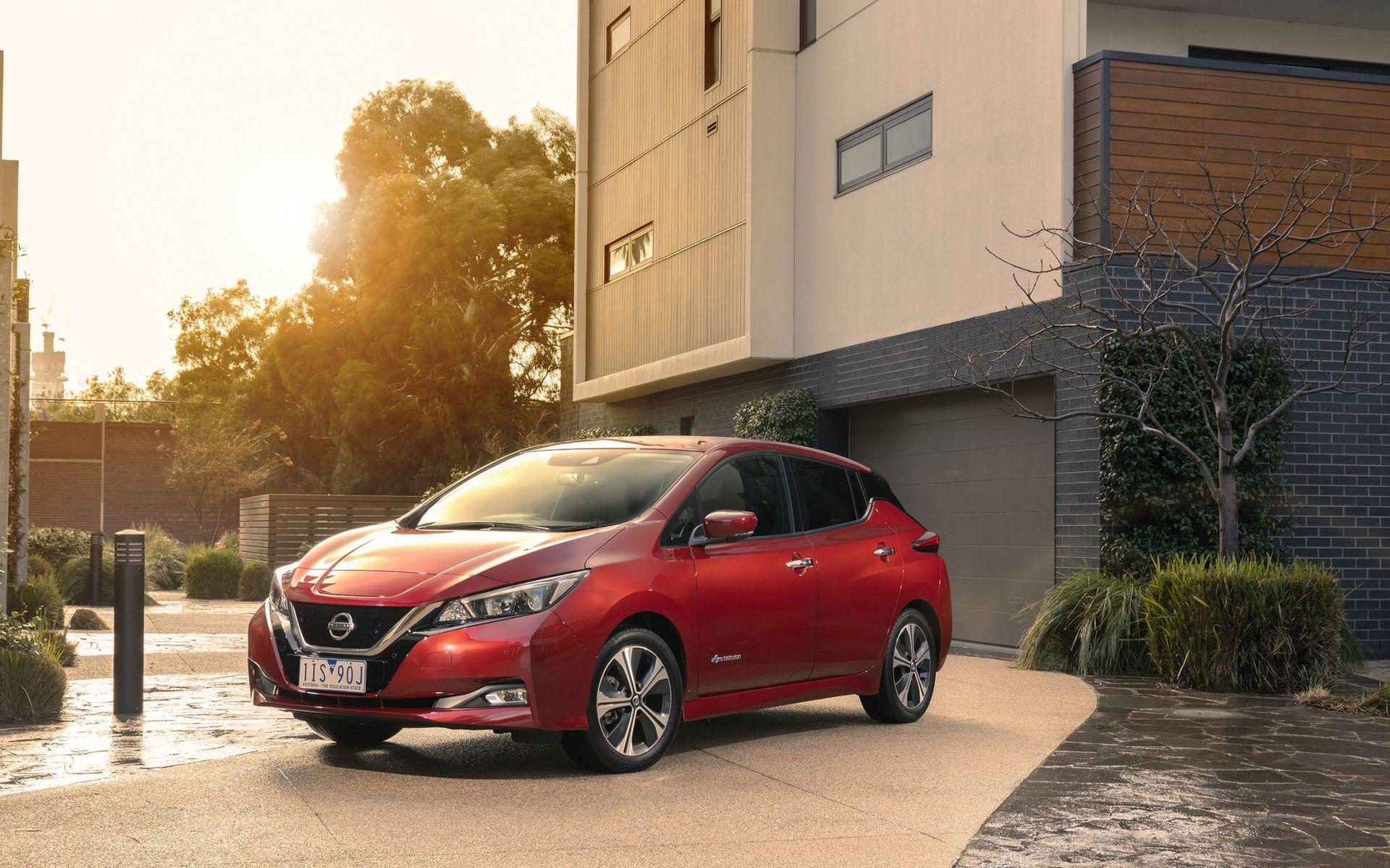 1920x1200 Download wallpaper Nissan Leaf, exterior, front view
