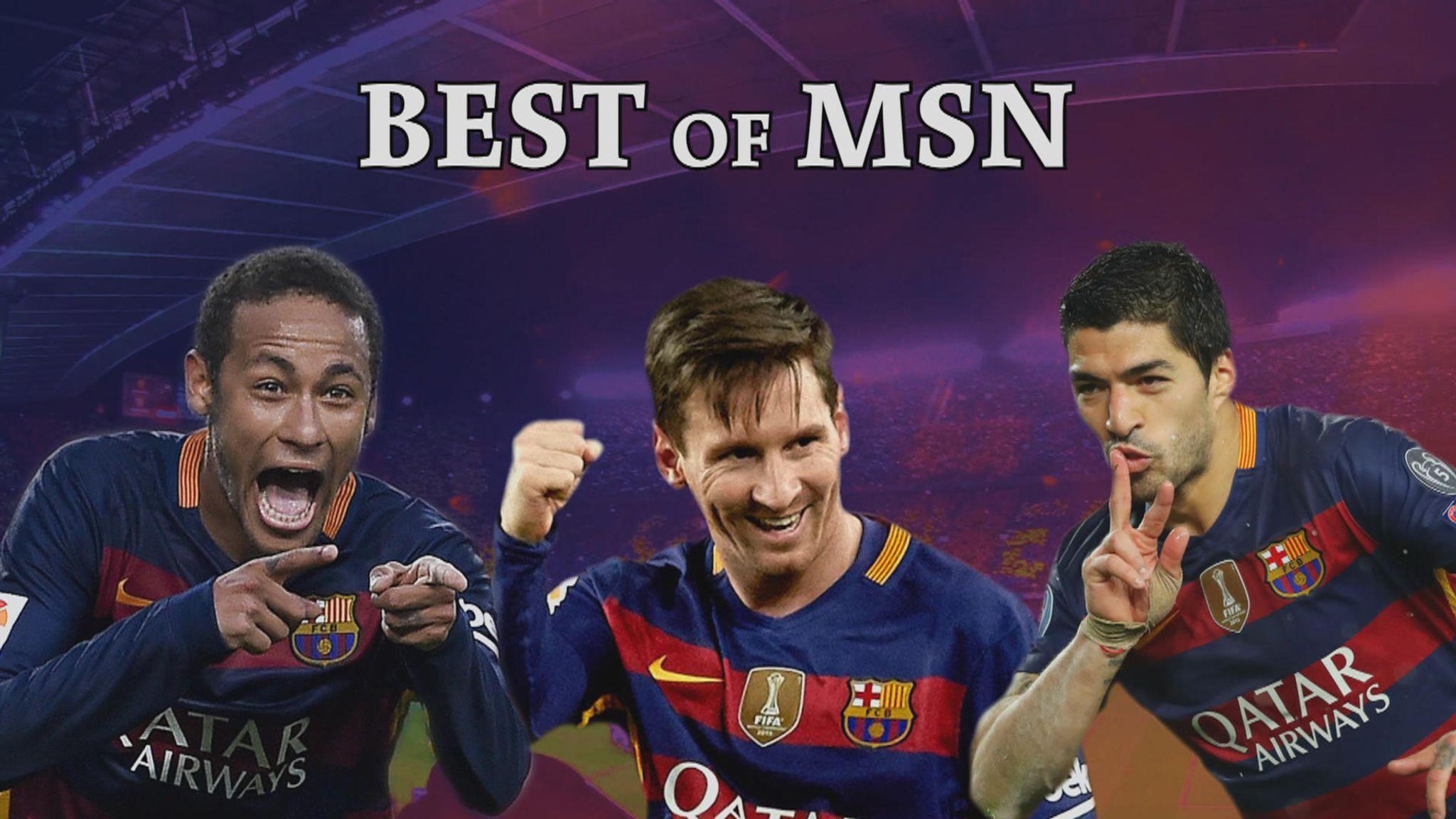 2048x1152 Lionel Messi, Luis Suarez and Neymar: Barcelona trio's best goals