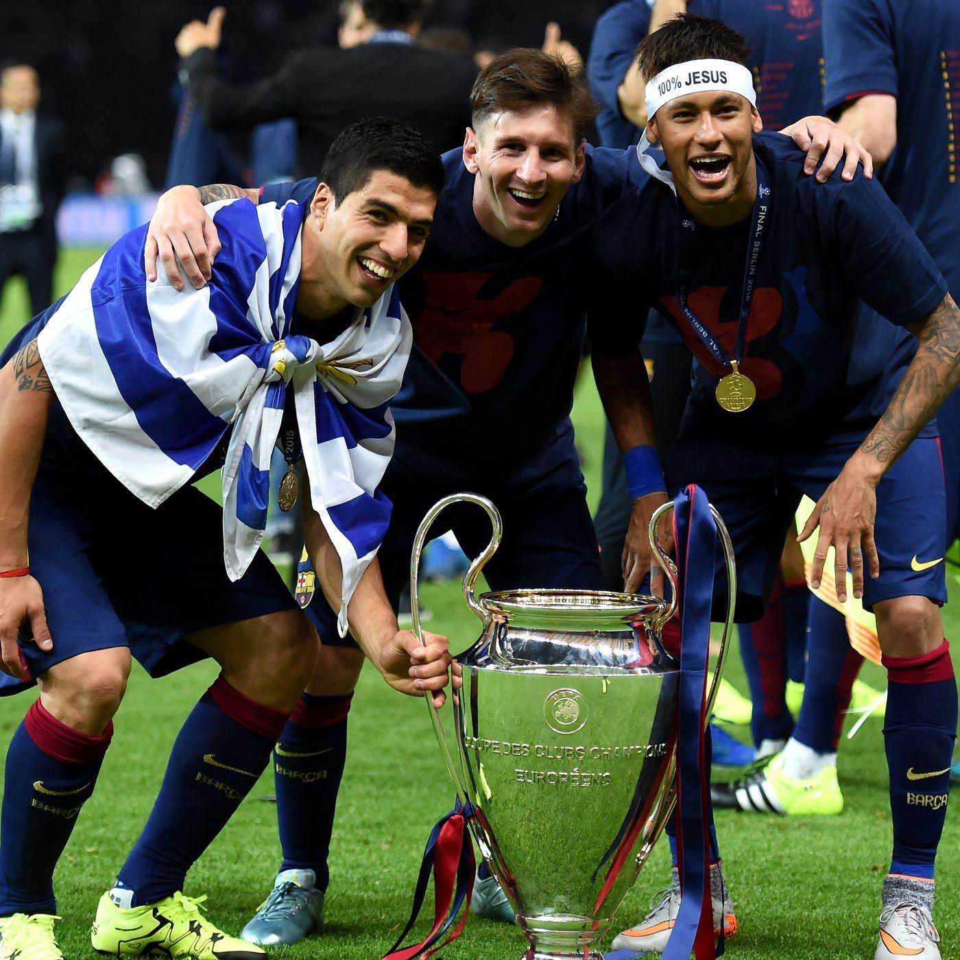 1400x1400 FC Barcelona Grades: Lionel Messi, Neymar, Luis Suarez, Pedro