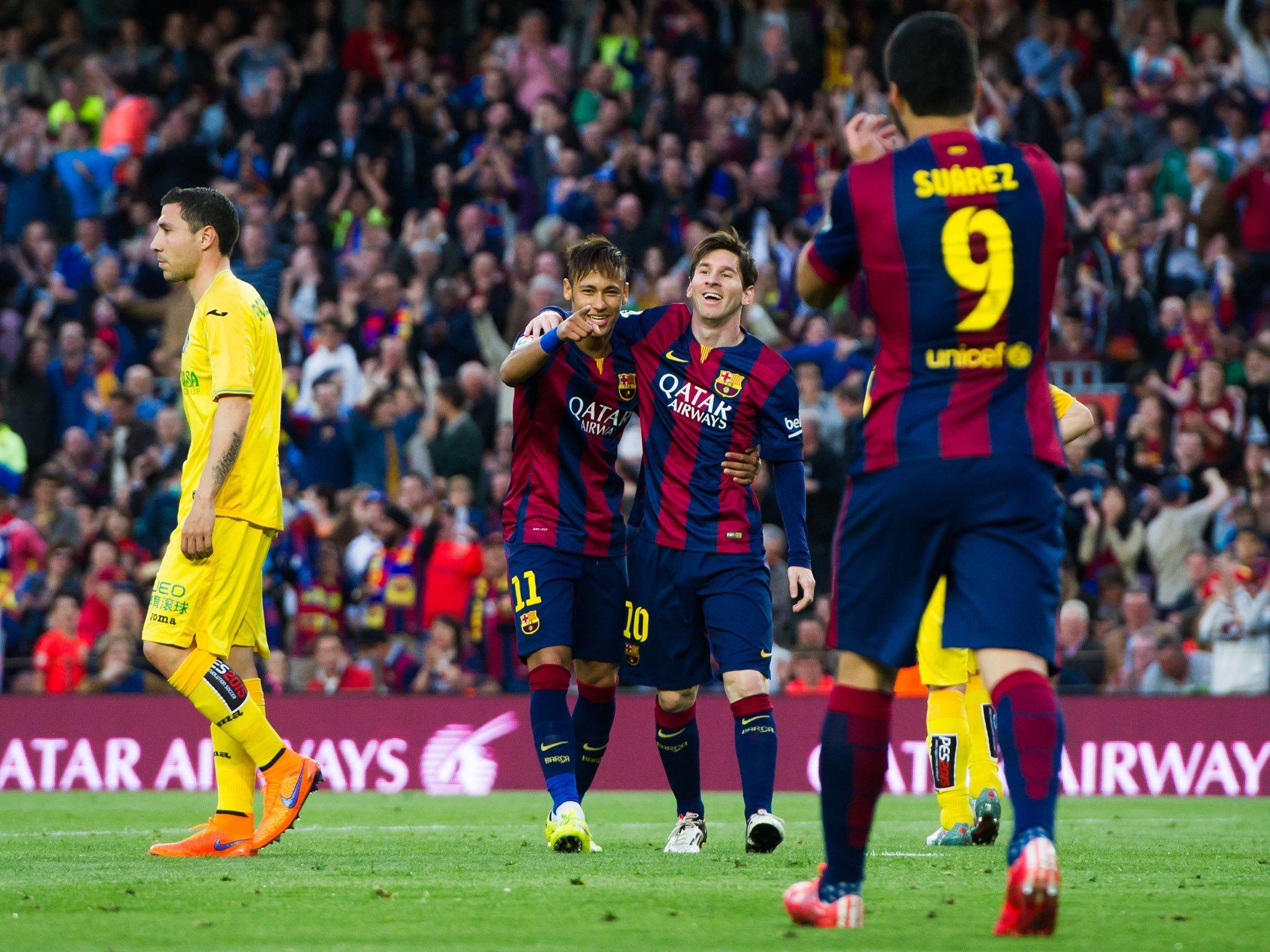 2048x1536 Lionel Messi, Neymar and Luis Suarez have now scored 102 goals