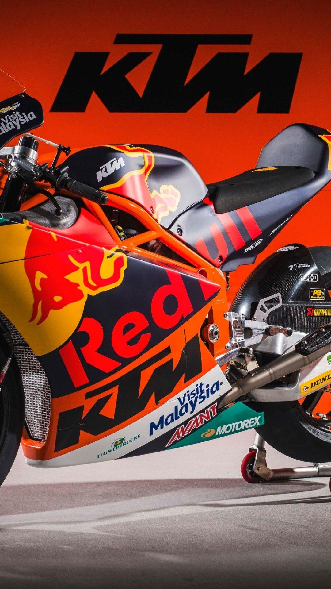 1080x1920 Download 1080x1920 Ktm, Moto Motogp, Motorcycle, Side View