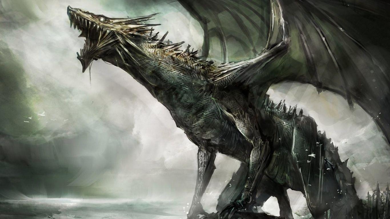 1366x768 Free download Black Dragon Wallpaper Black Dragon Myspace