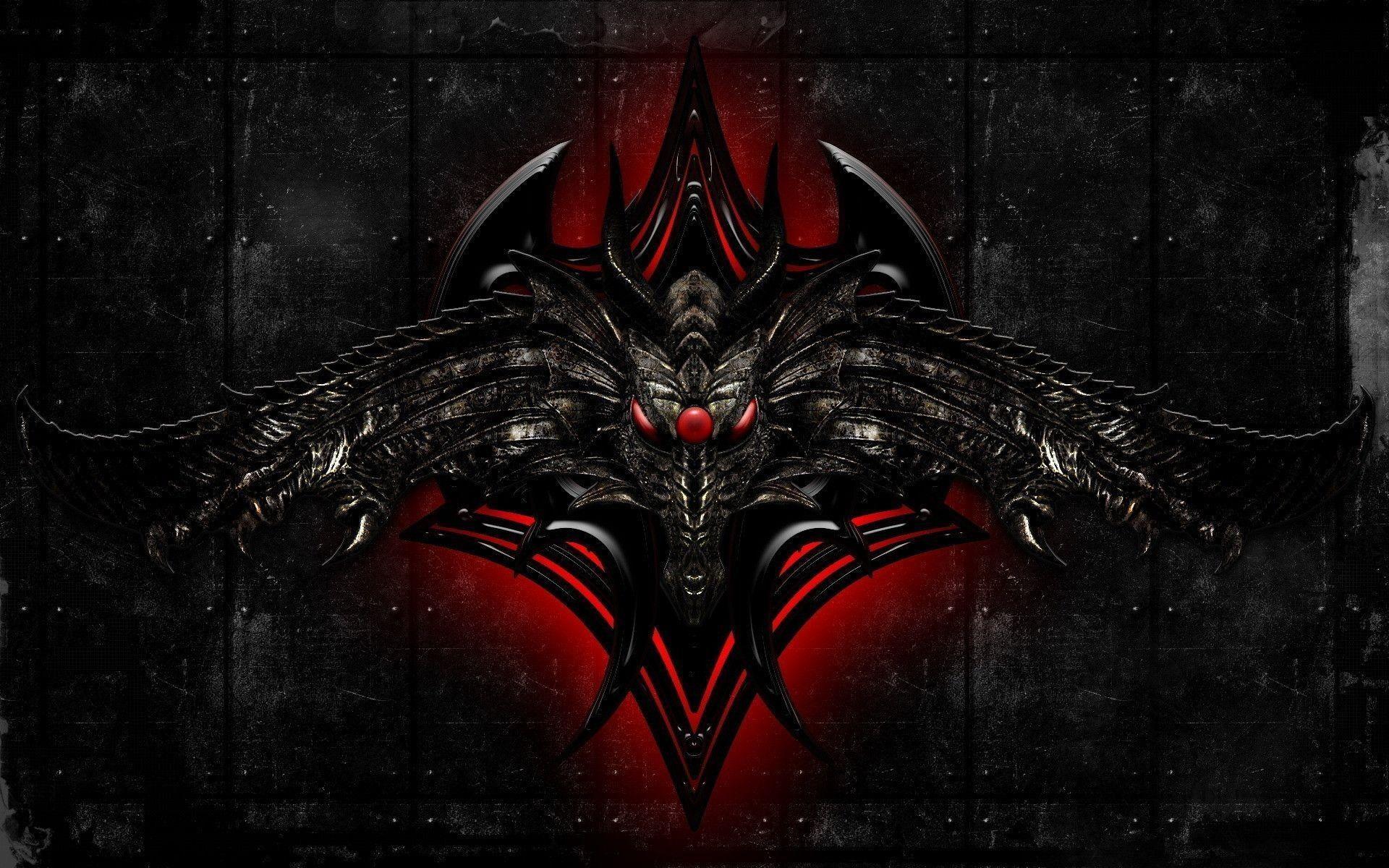 1920x1200 3D Dragon Black And White Wallpaper