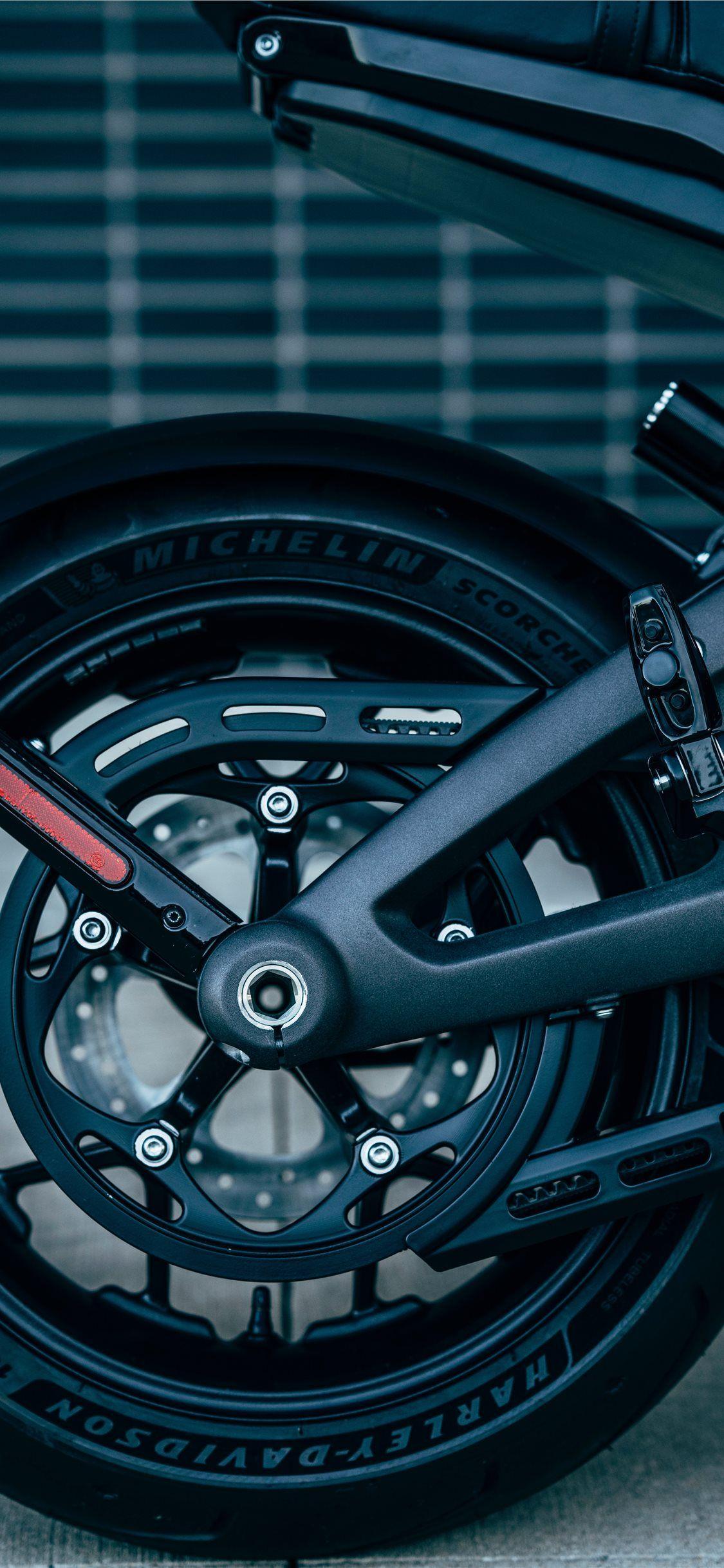 1125x2436 black motorcycle iPhone X Wallpaper Free Download