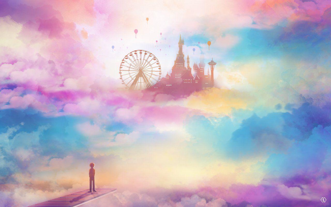 1280x800 Desktop Pastel Anime Wallpaper