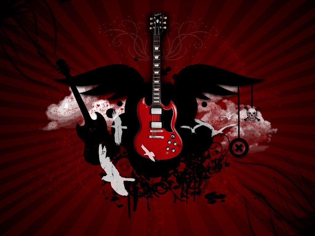 Red Guitar Wallpapers - Top Free Red Guitar Backgrounds - WallpaperAccess