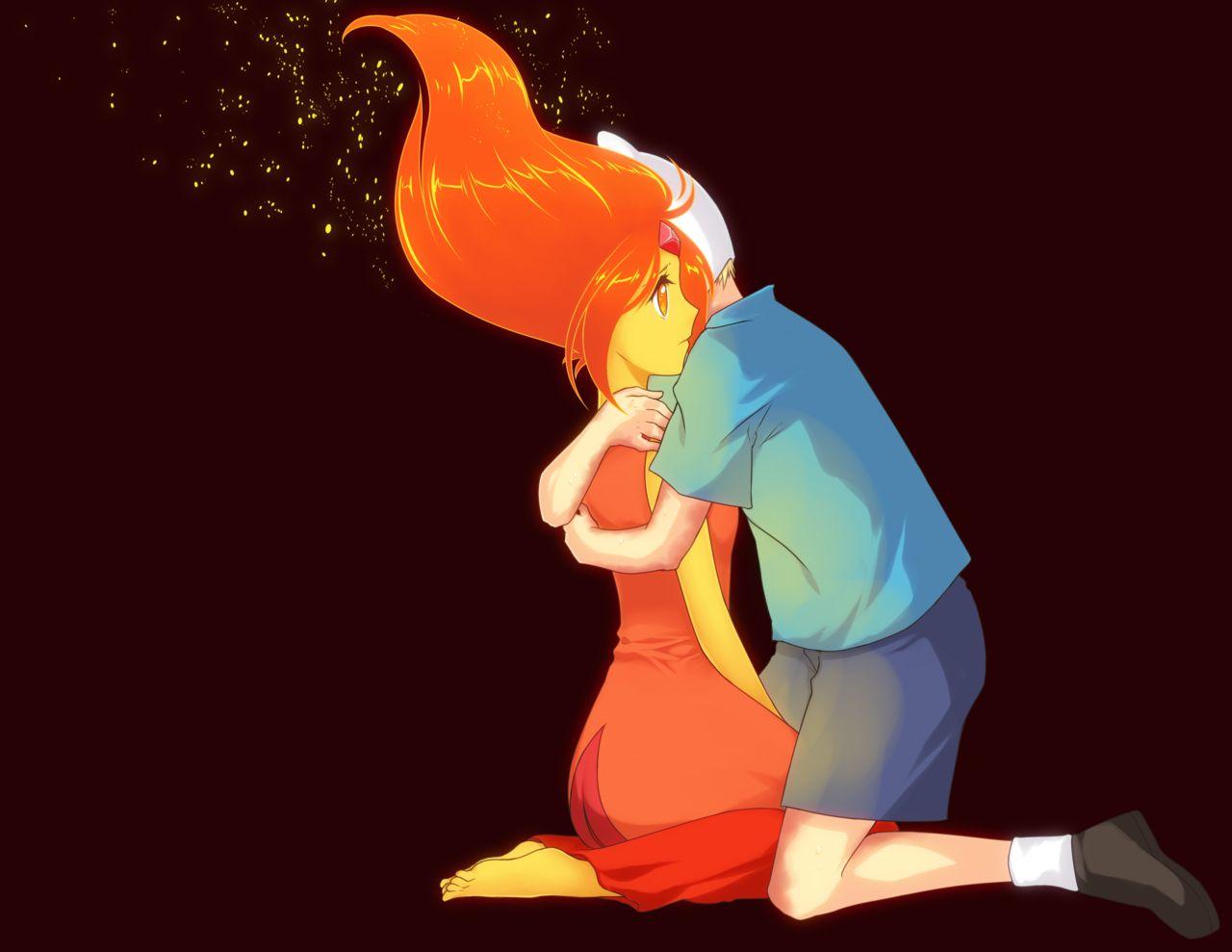 1280x989 Fiery Hair Anime Image Board