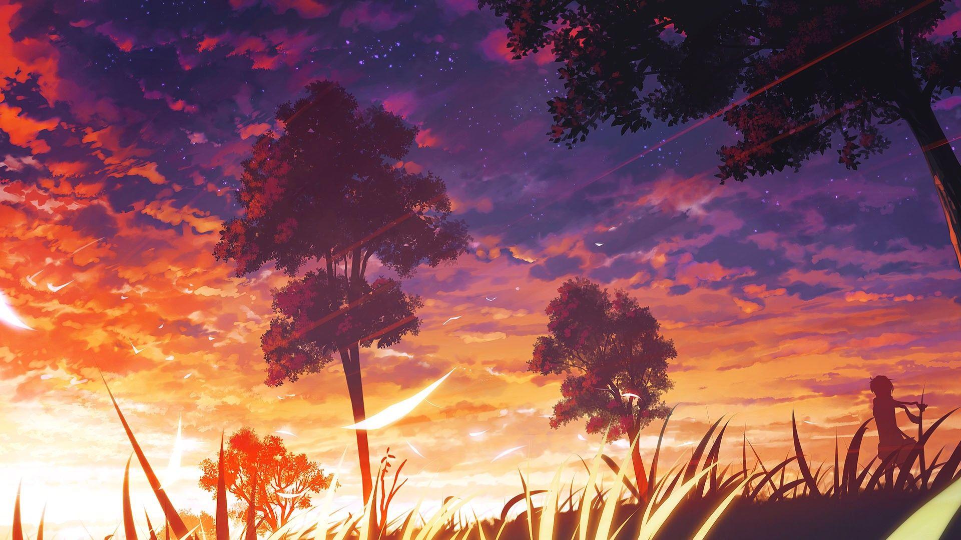 28 Anime Scenery Wallpapers - Wallpaperboat