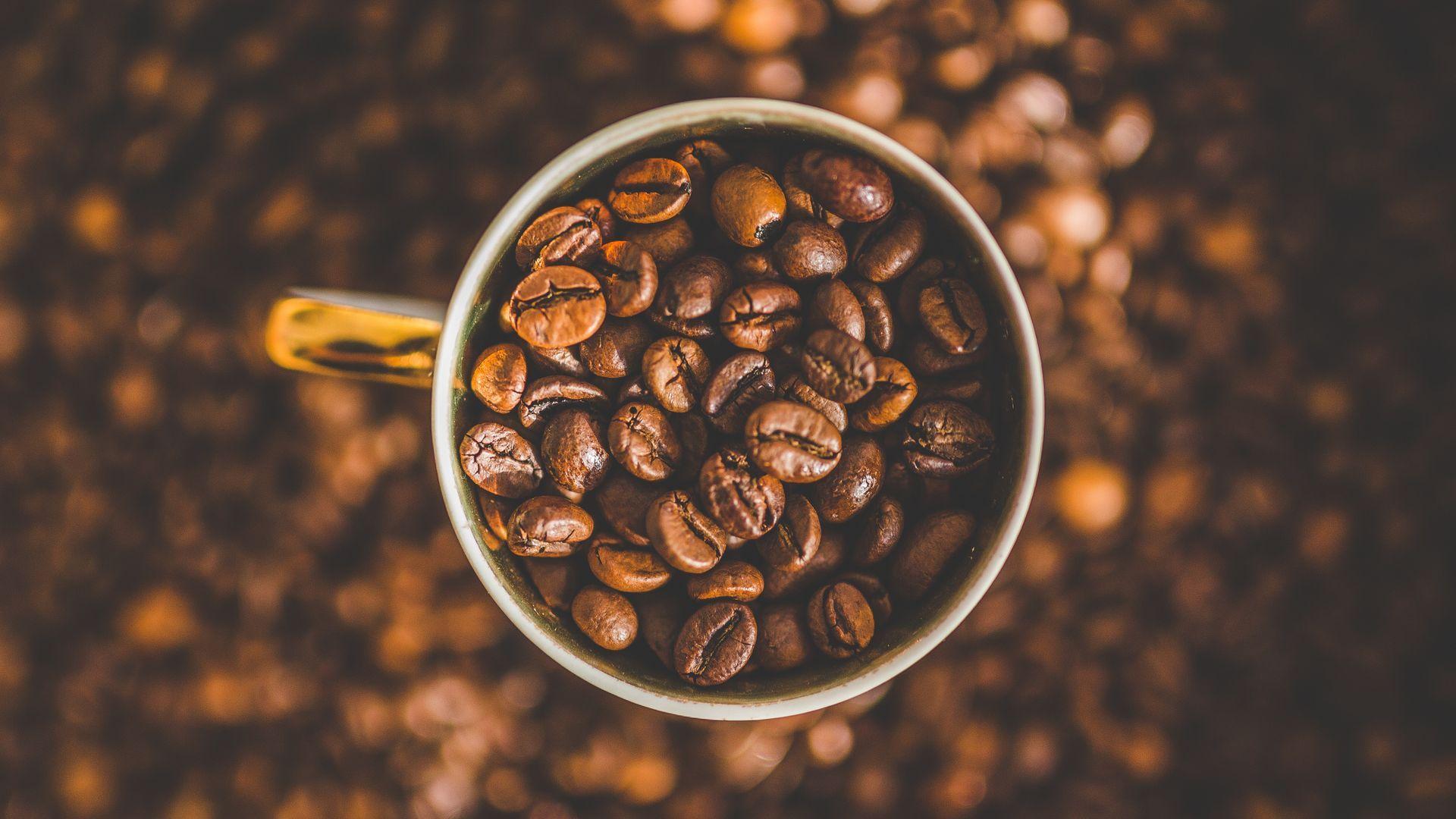 1920x1080 Coffee Beans Mug Wallpaper 70556 1920x1080px