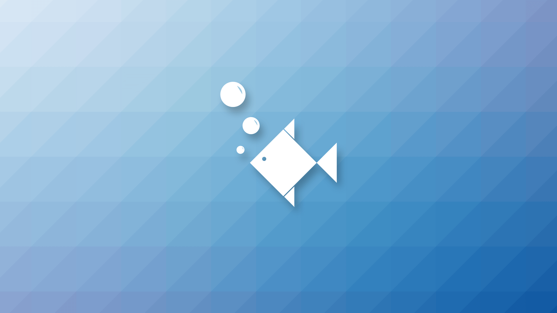 1920x1080 Polygon Fish Underwater HD Wallpaper. Background Image
