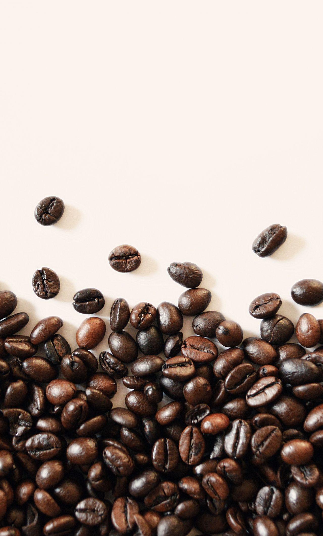 1280x2120 Download Dark and brown, coffee beans, seeds, roasted wallpaper