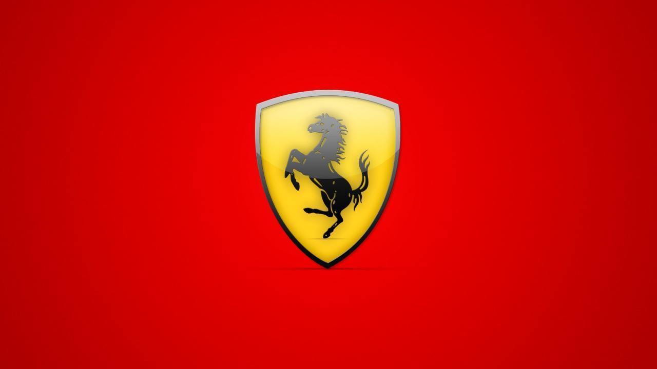 1280x720 Red ferrari Logos