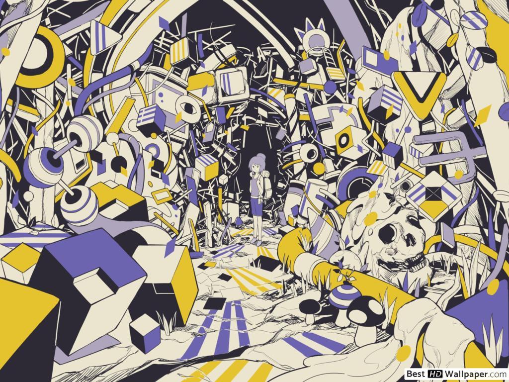 1024x768 Abstract anime HD wallpaper download