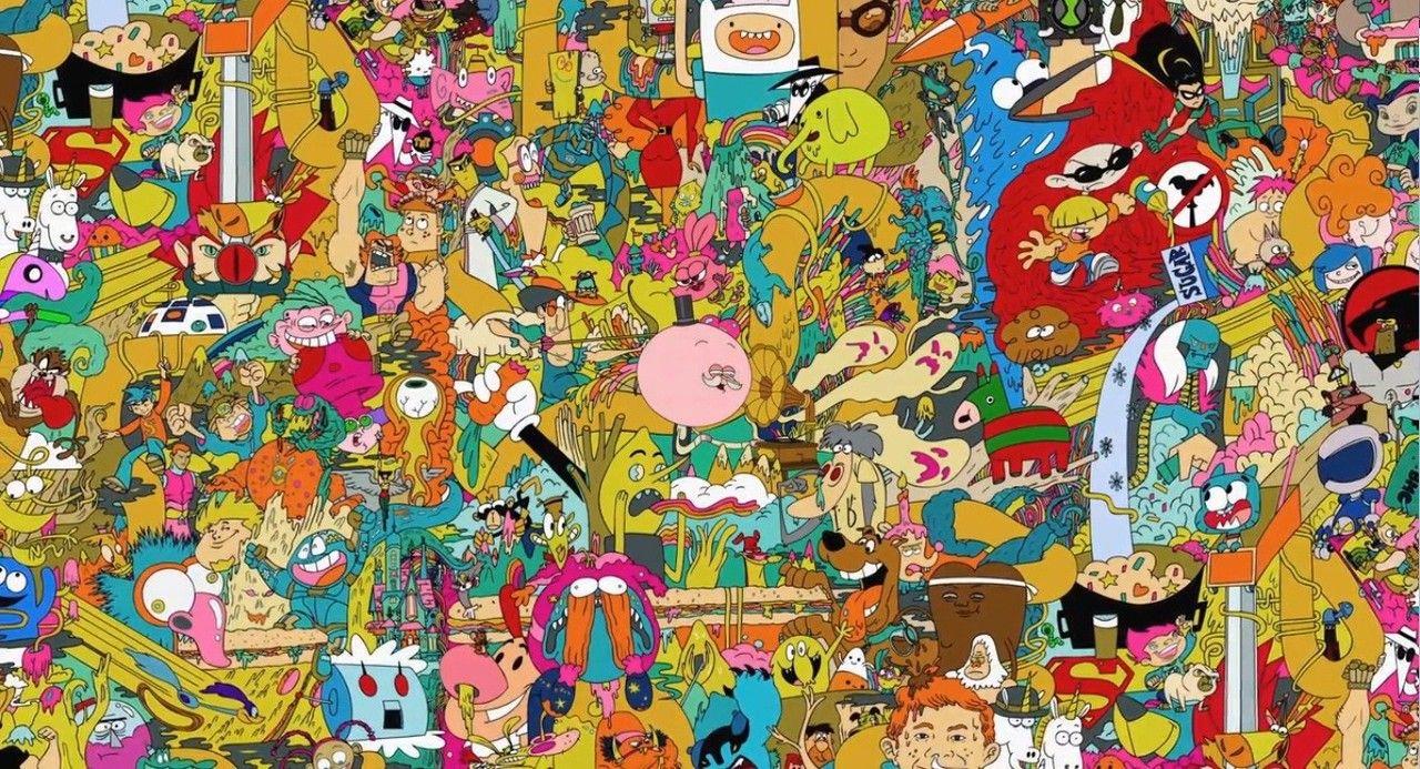 1280x693 Trippy Computer Wallpaper