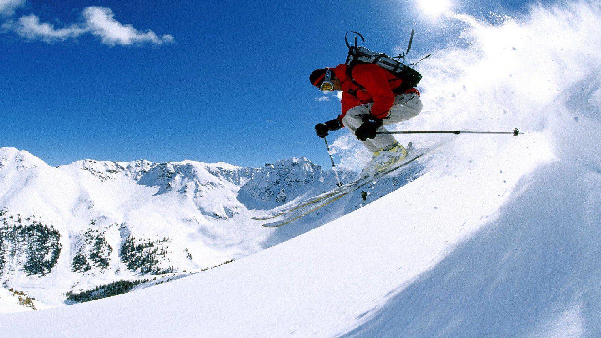 1920x1080 Free download SKIING winter snow ski mountains wallpaper 1920x1080