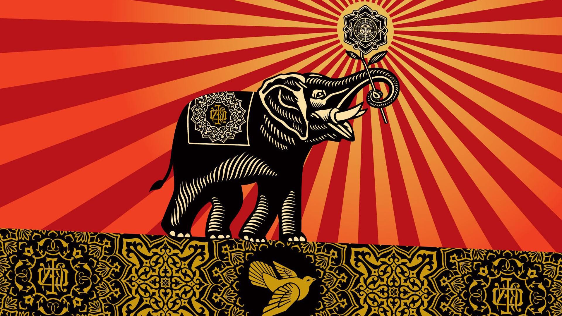 1920x1080 HD African Art Wallpaper (1920x1080 px)
