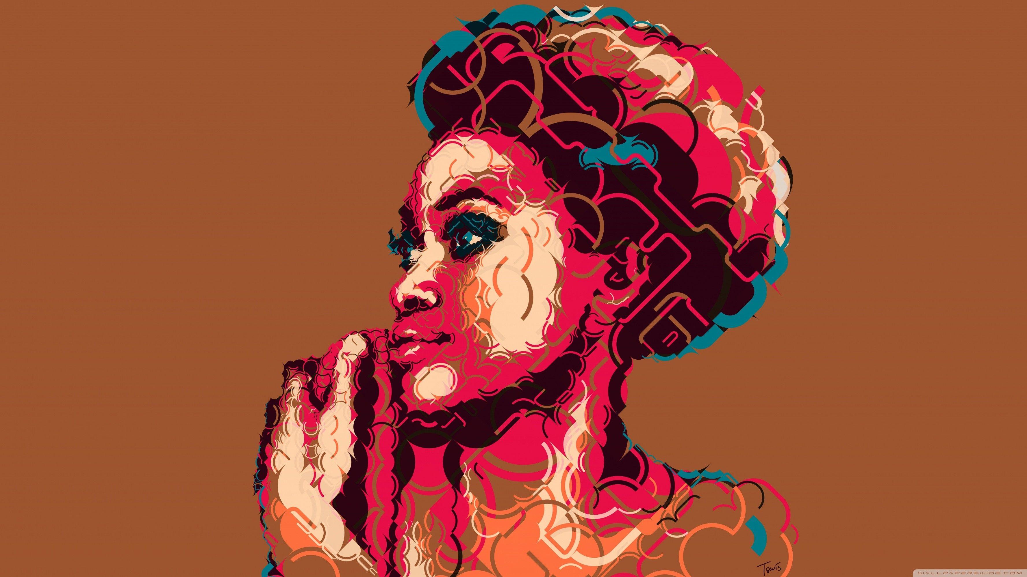 3554x1999 HD African Art