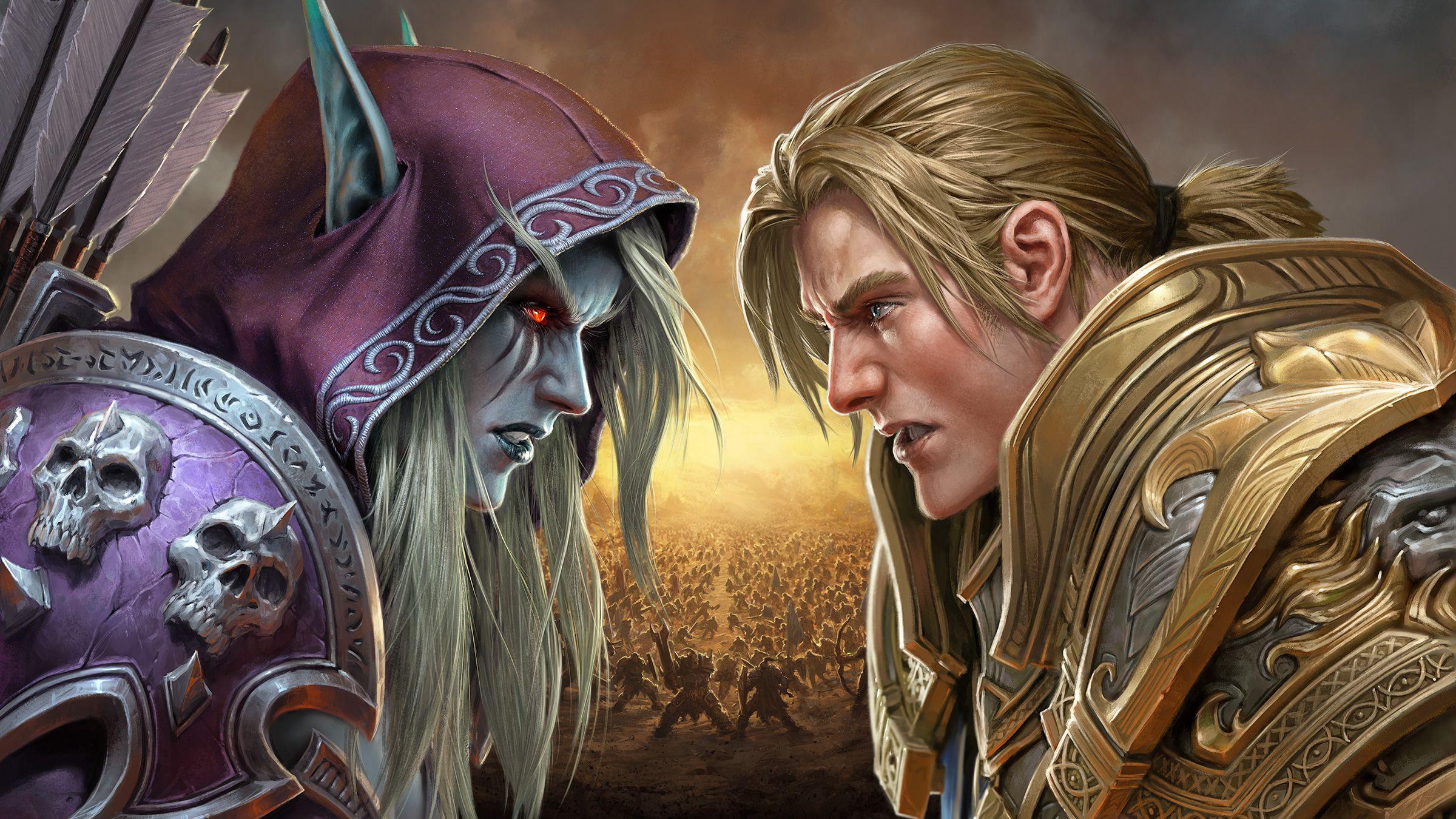 2400x1350 Wallpaper of World of Warcraft, Battle for Azeroth, Video Game