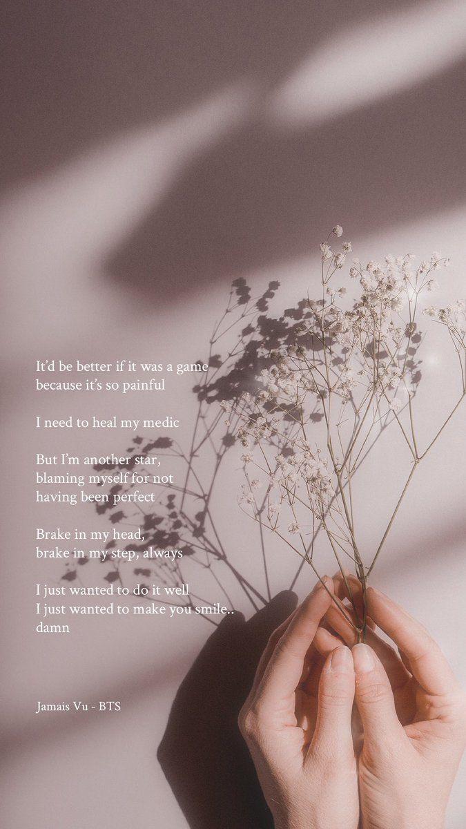 675x1200 BTS Lyrics ⁷ just wanted to make you smile Jamais