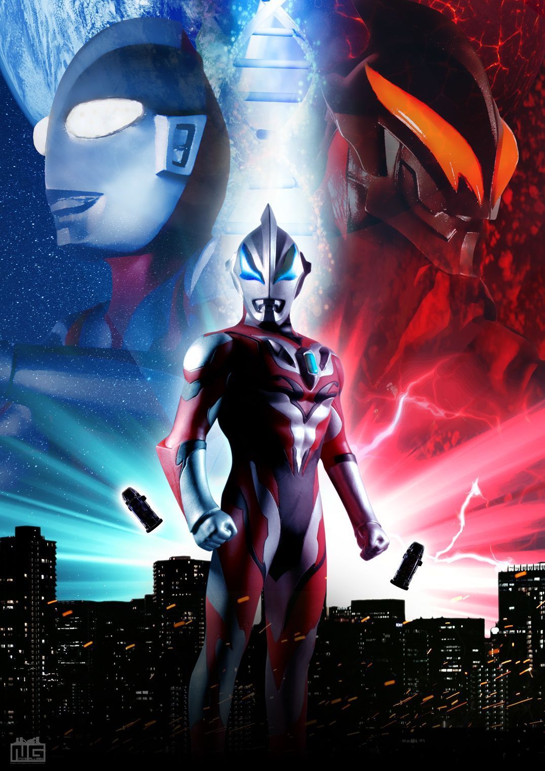1075x1520 Ultraman Geed Wallpaper