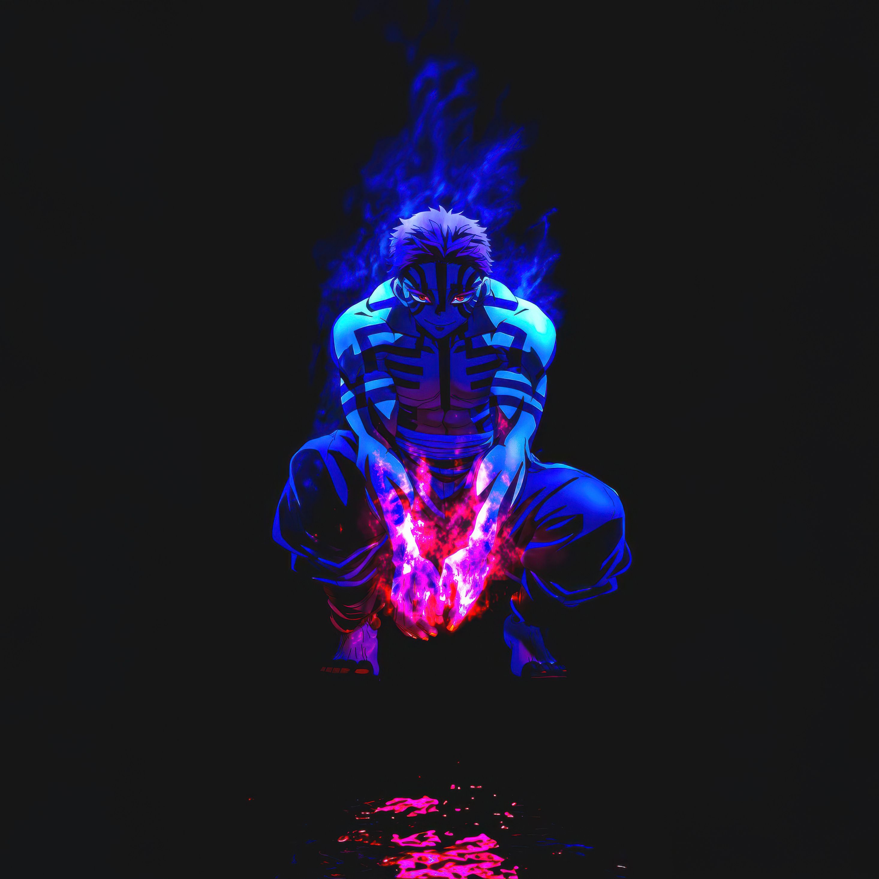 2932x2932 Akaza From Demon Slayer iPad Pro Retina Display , HD 4k Wallpaper , Image, Background, Photos and Picture