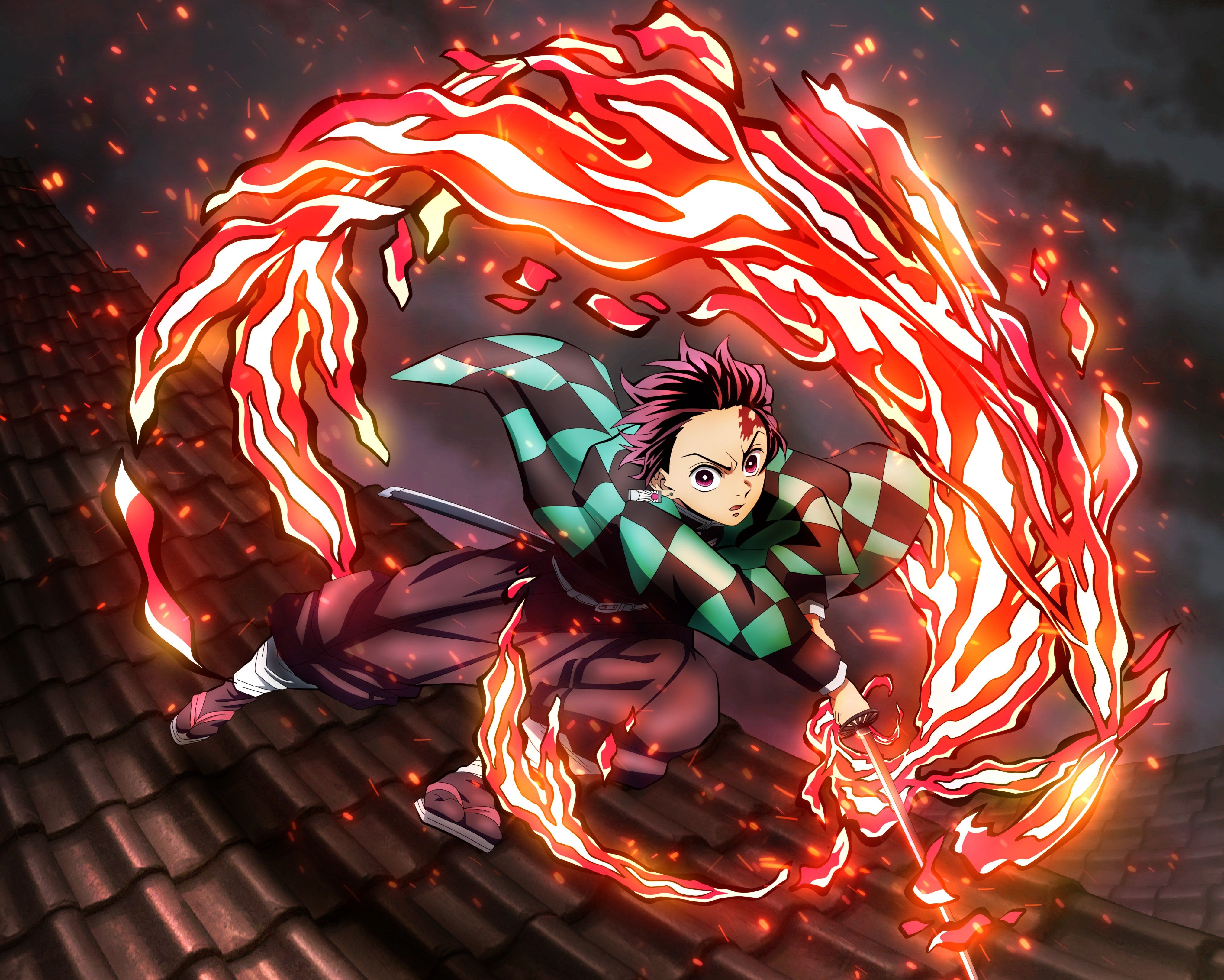 4052x3243 Demon Slayer Wallpaper and Background