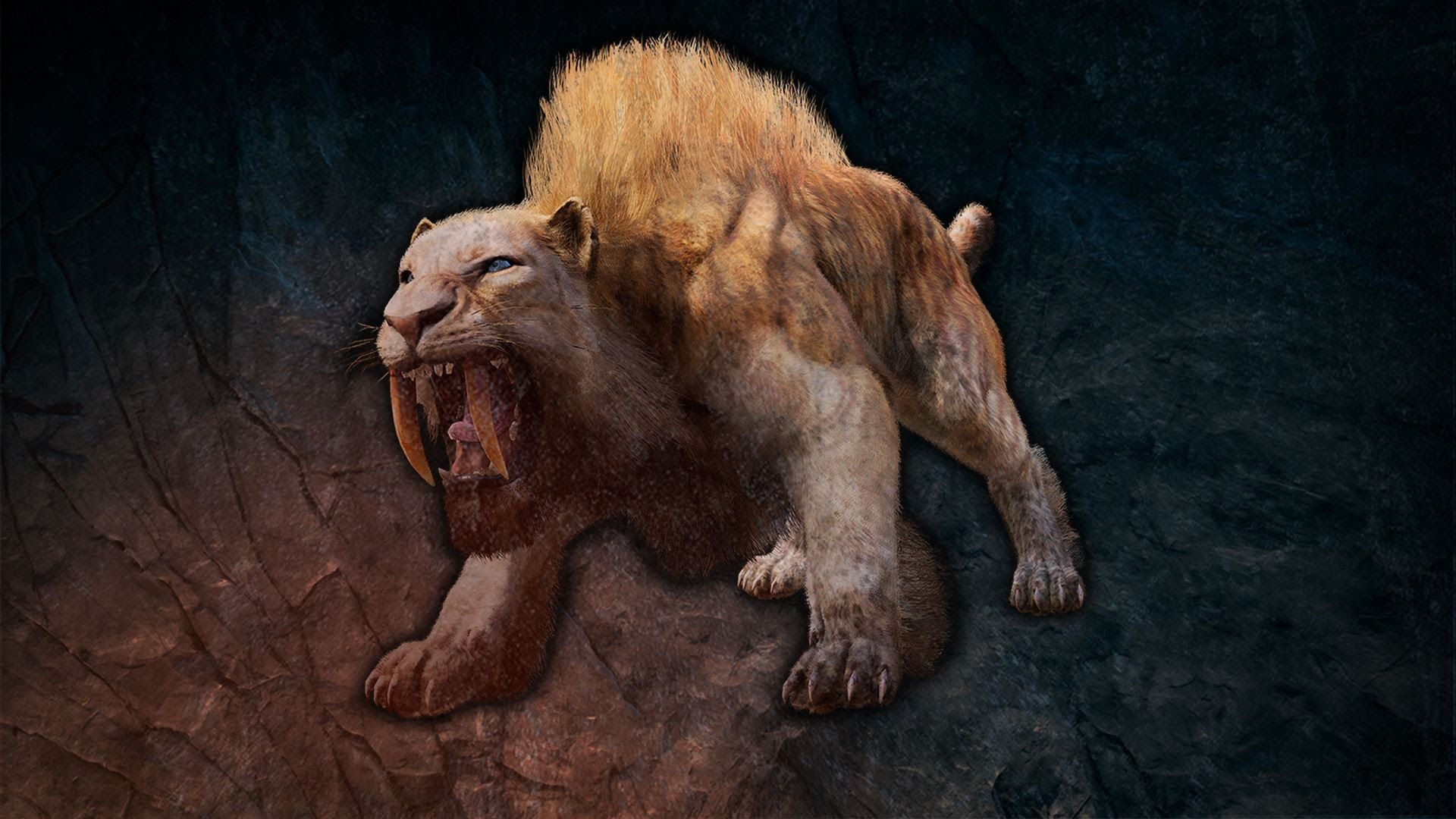 1920x1080 Wallpaper Beast, Beast, Saber Toothed Tiger, Smilodon, Far Cry Primal For Mobile And Desktop, Section игры, Resolution 1920x1080
