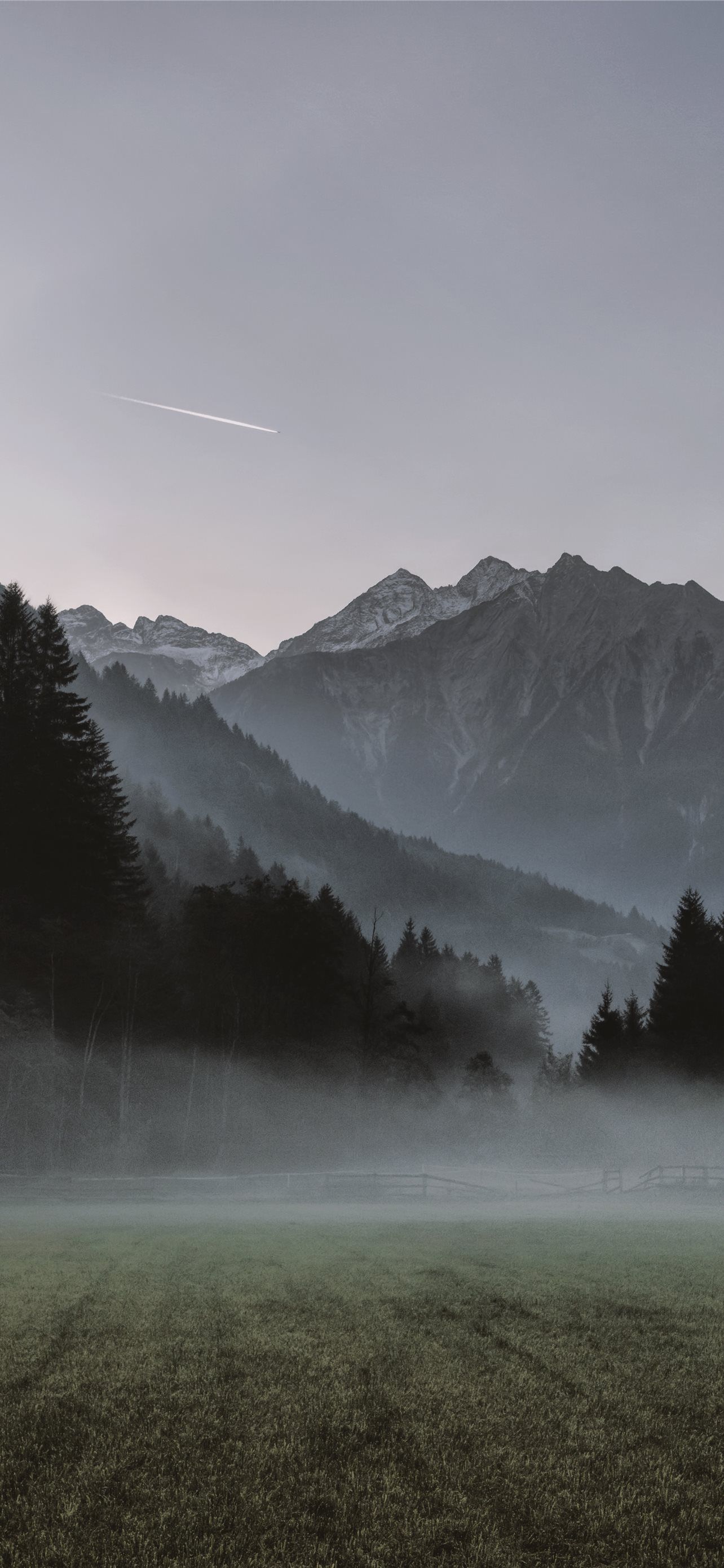 1284x2778 mountains fog trees goodfon 1284211 HD WallHere iPhone Wallpaper Free Download