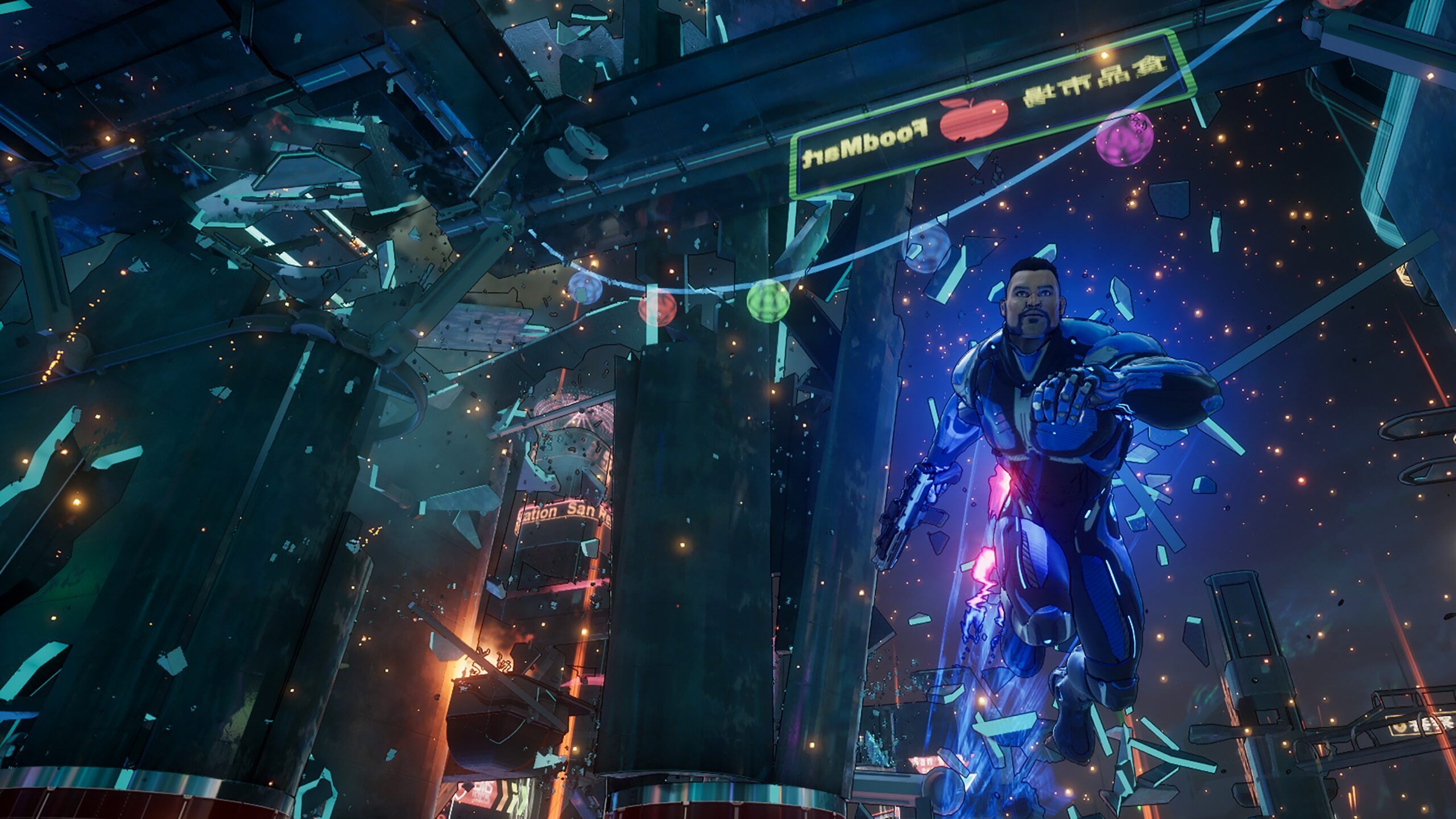 2560x1440 Crackdown 3's 5v5 Wrecking Zone Multiplayer Was a Design Decision, Not a Technical Constraint