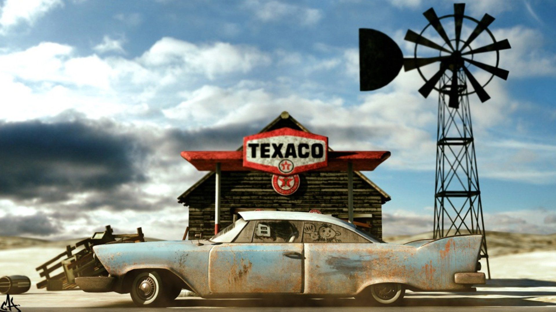 1920x1080 Texaco Roadside Classic