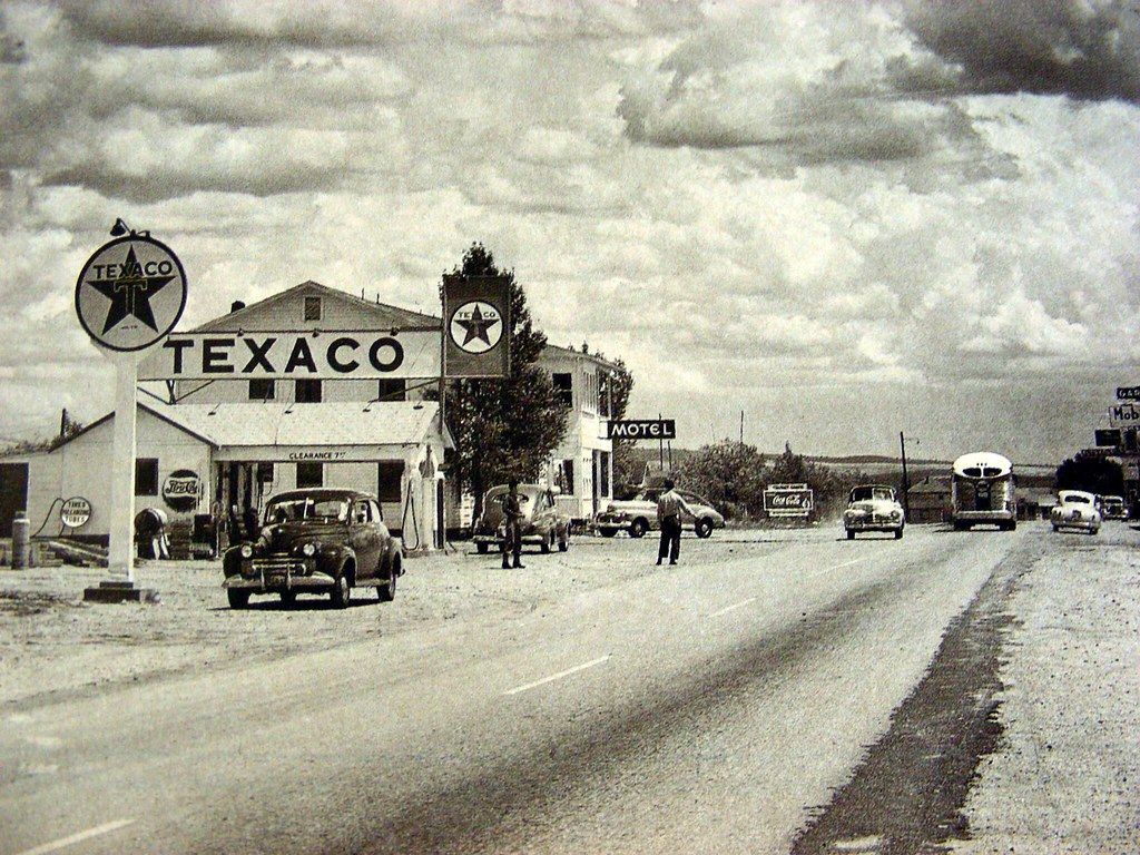 1024x768 Seligman AZ Route 66 texaco alt close up. Close up of Photo