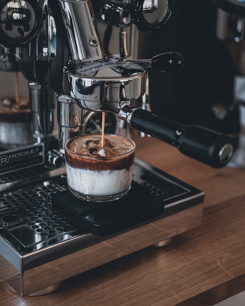 800x1000 Coffee, coffee machine, ice, drink, HD phone wallpaper