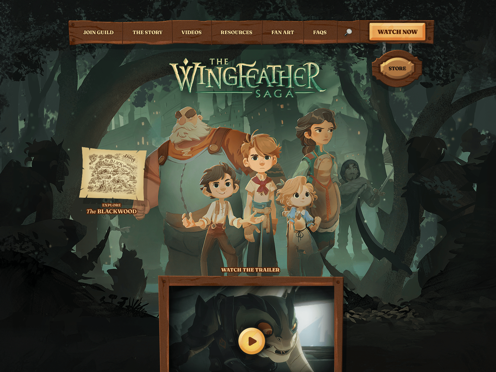 1600x1200 The Wingfeather Saga by Justin Carroll on Dribbble