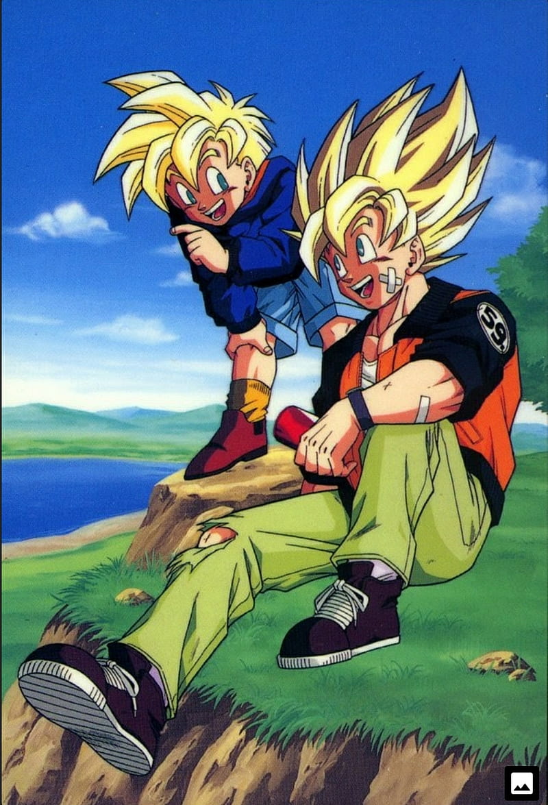 800x1175 Goku Gohan, dragon ball, HD phone wallpaper