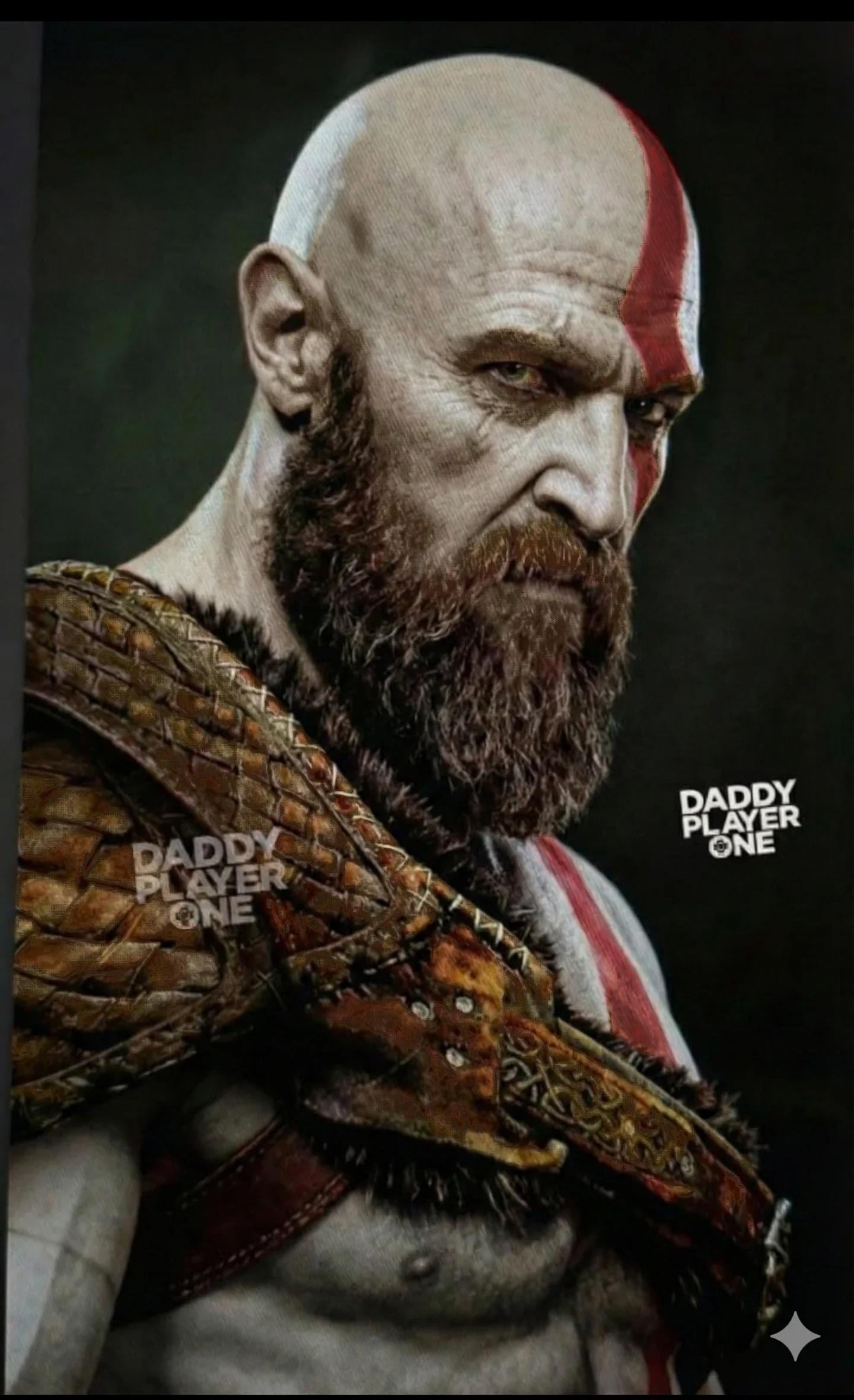 1440x2359 Quick photohop of Ryan Hurst as Kratos of God of War. Photohop done