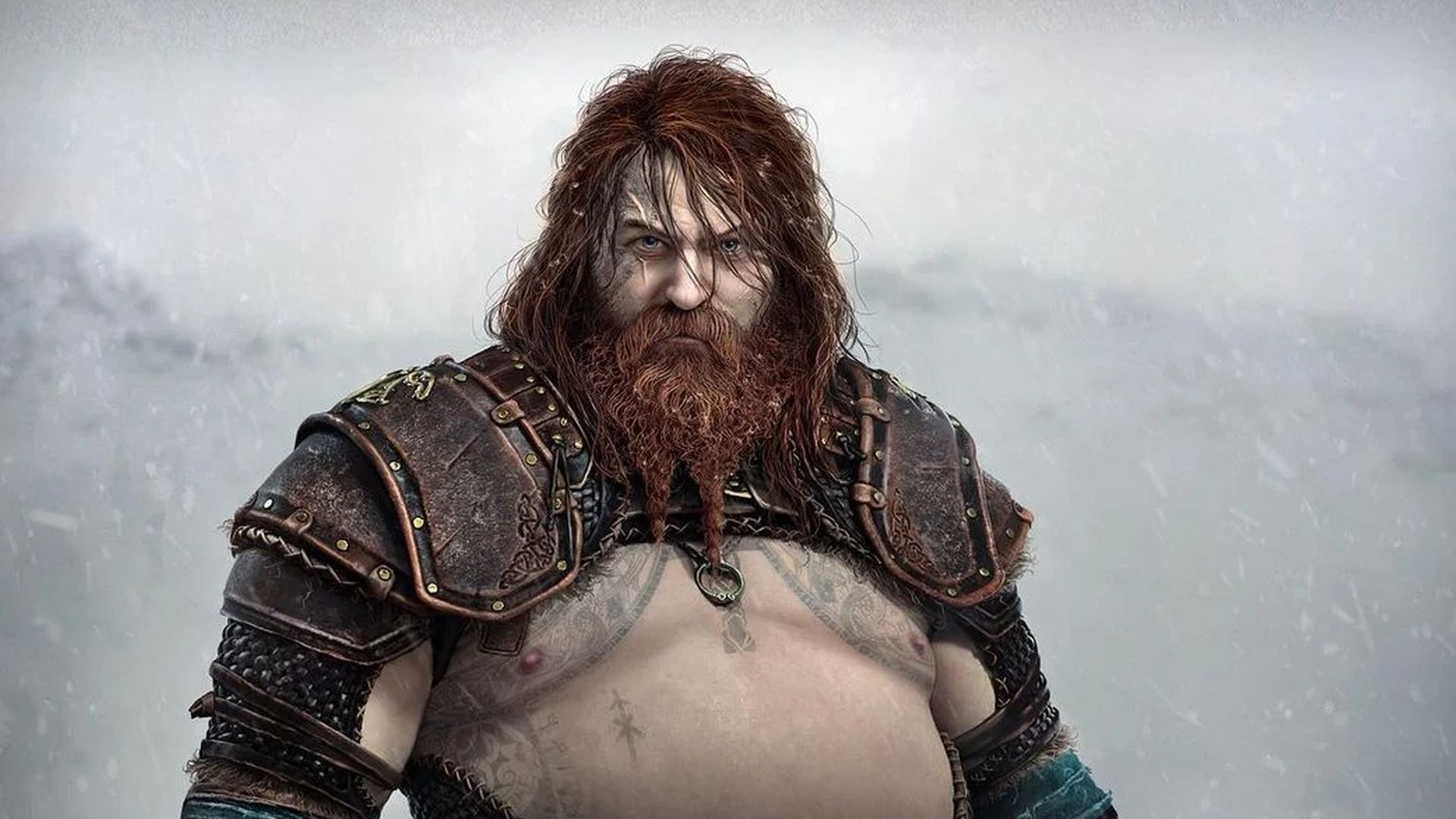 1920x1080 God of War Ragnarok character designs show off Ryan Hurst's beefy Thor