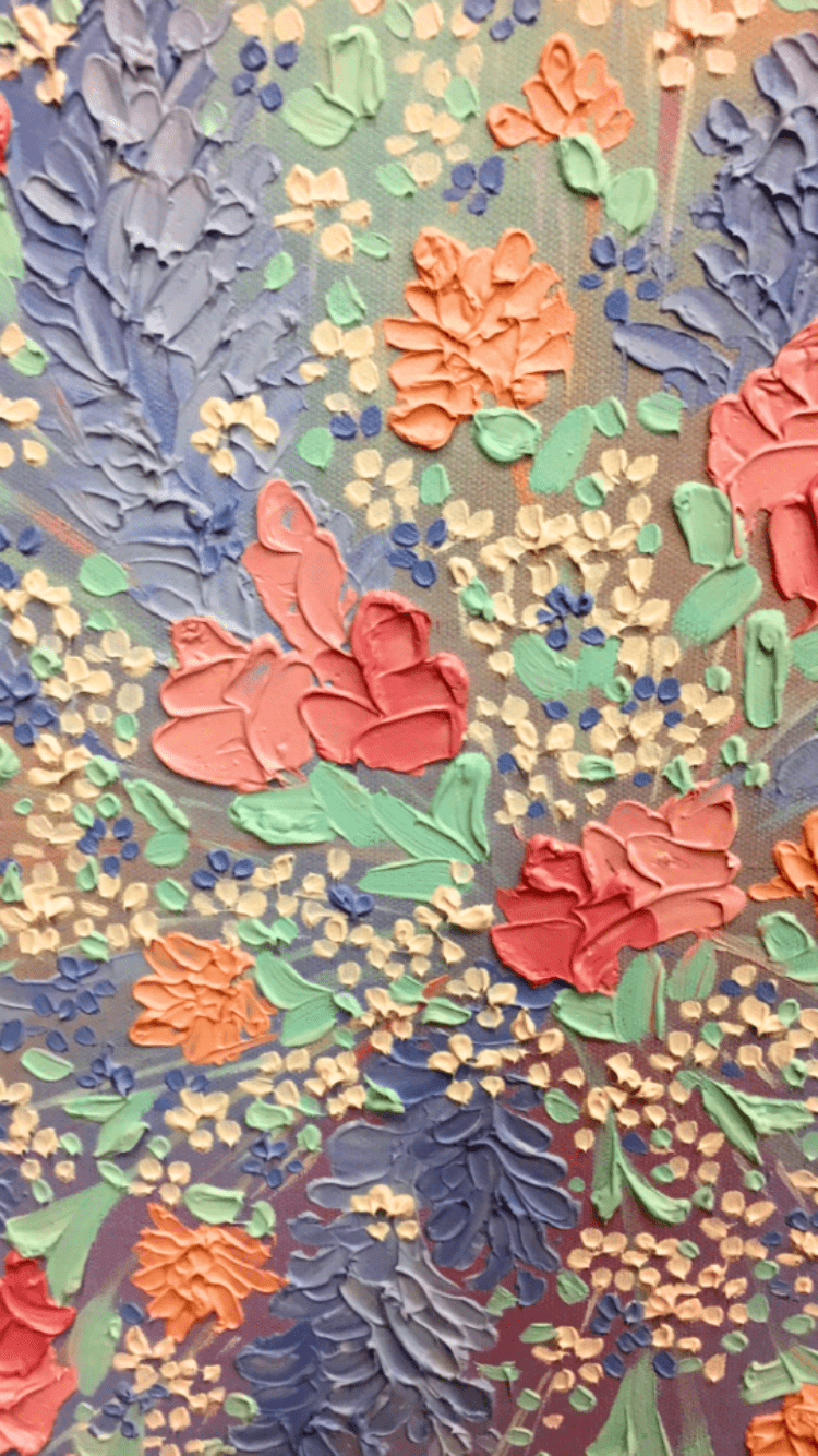 750x1334 Screen Saver. Art wallpaper, Wallpaper vintage, Flower wallpaper